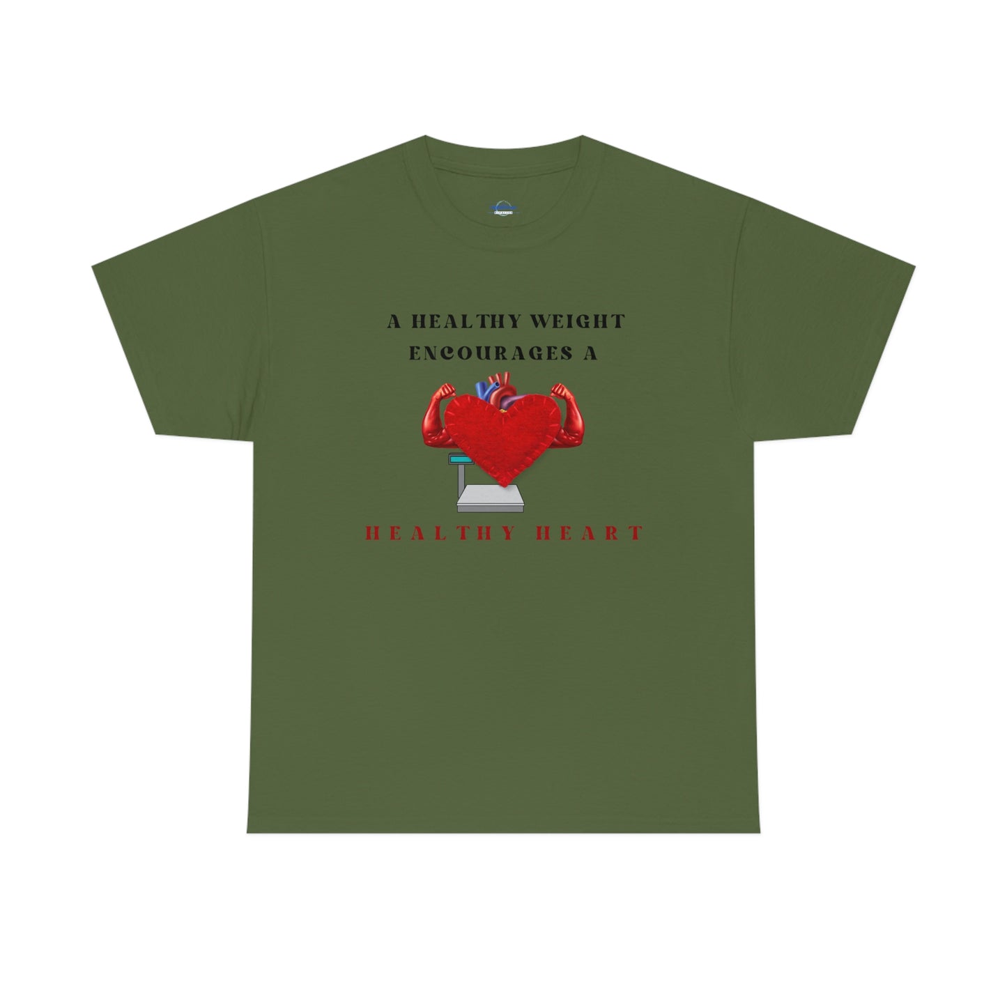 Healthy Weight Healthy Heart Unisex Heavy Cotton Tee