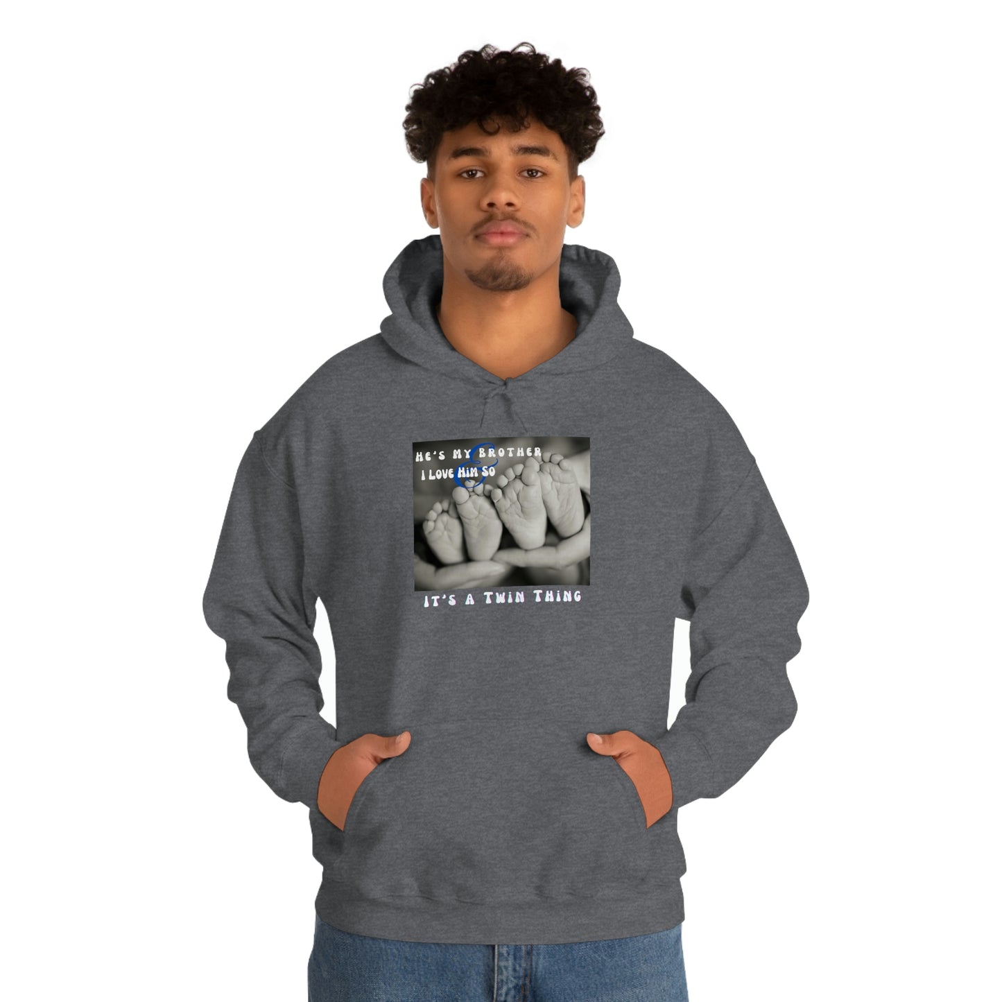 Twin, Unisex Heavy Blend™ Hooded Sweatshirt