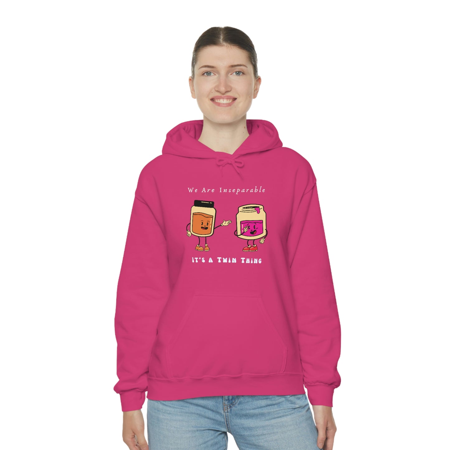 Twin, Unisex Heavy Blend™ Hooded Sweatshirt