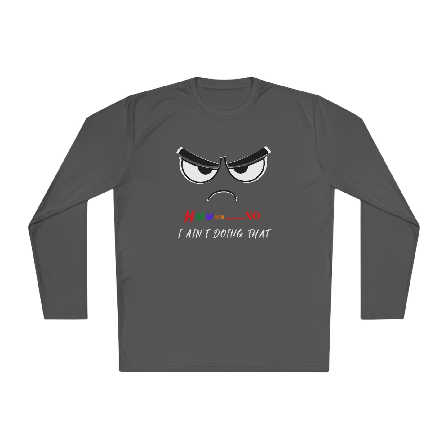 Hmmm, Unisex Lightweight Long Sleeve Tee