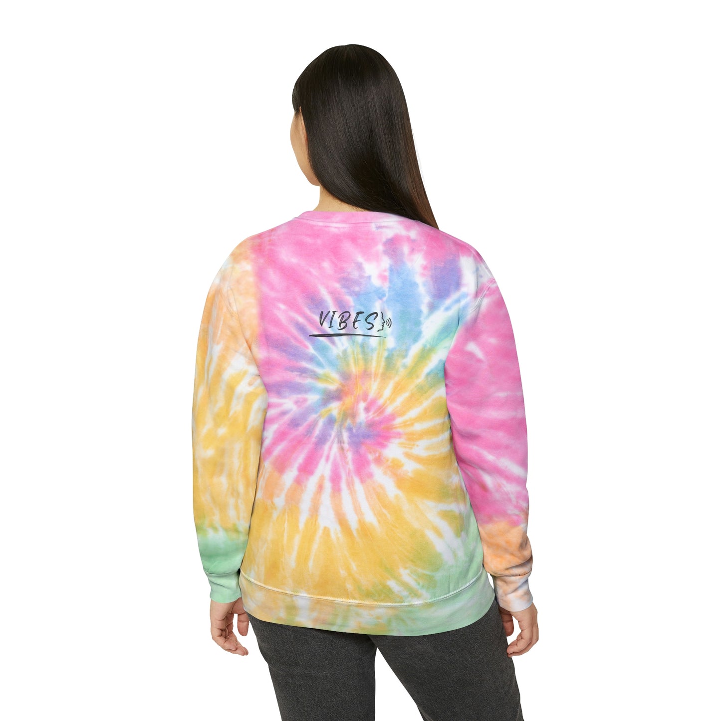 Vibe, Unisex Tie-Dye Sweatshirt