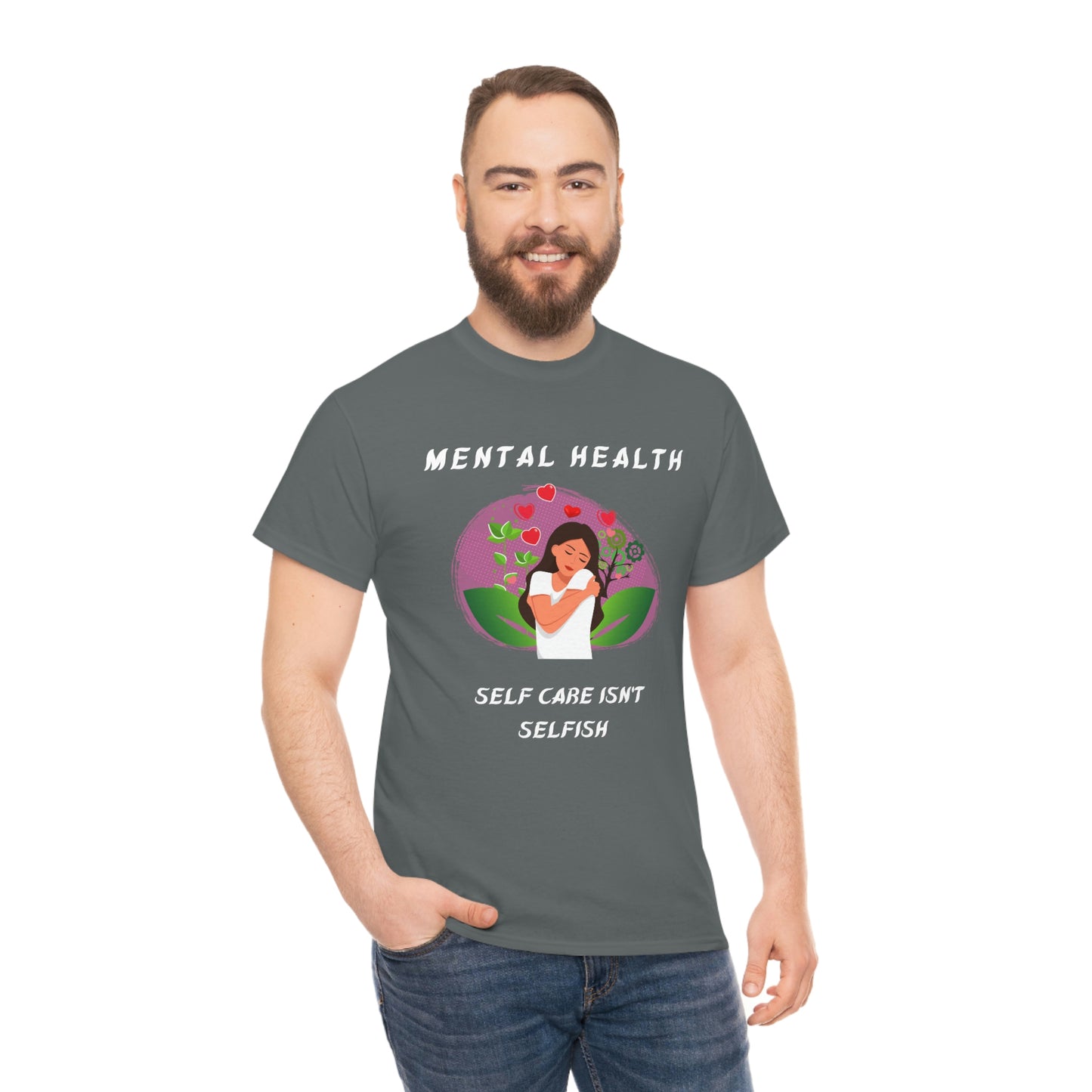 Mental Health Unisex Heavy Cotton Tee