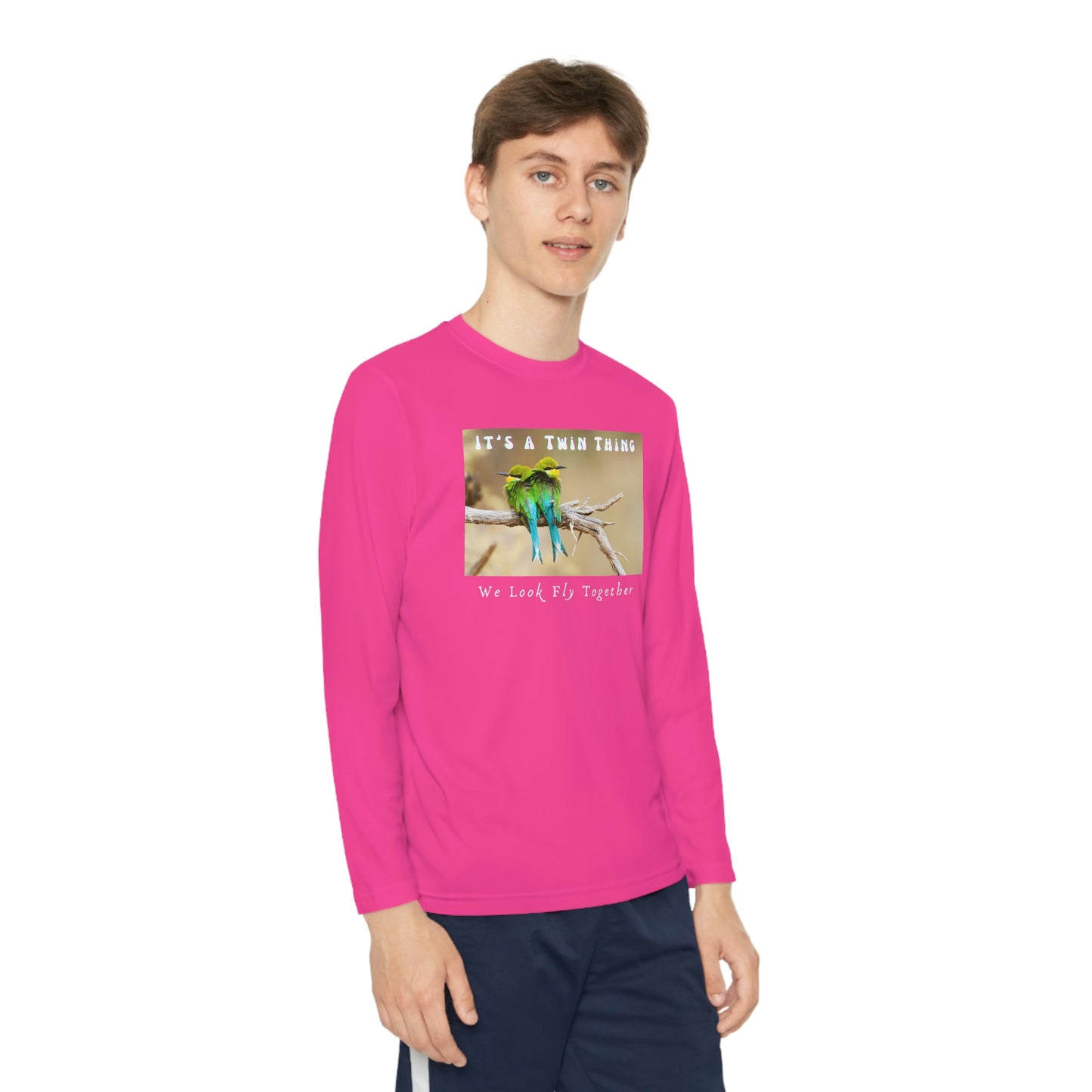 Twin, Youth Long Sleeve Competitor Tee