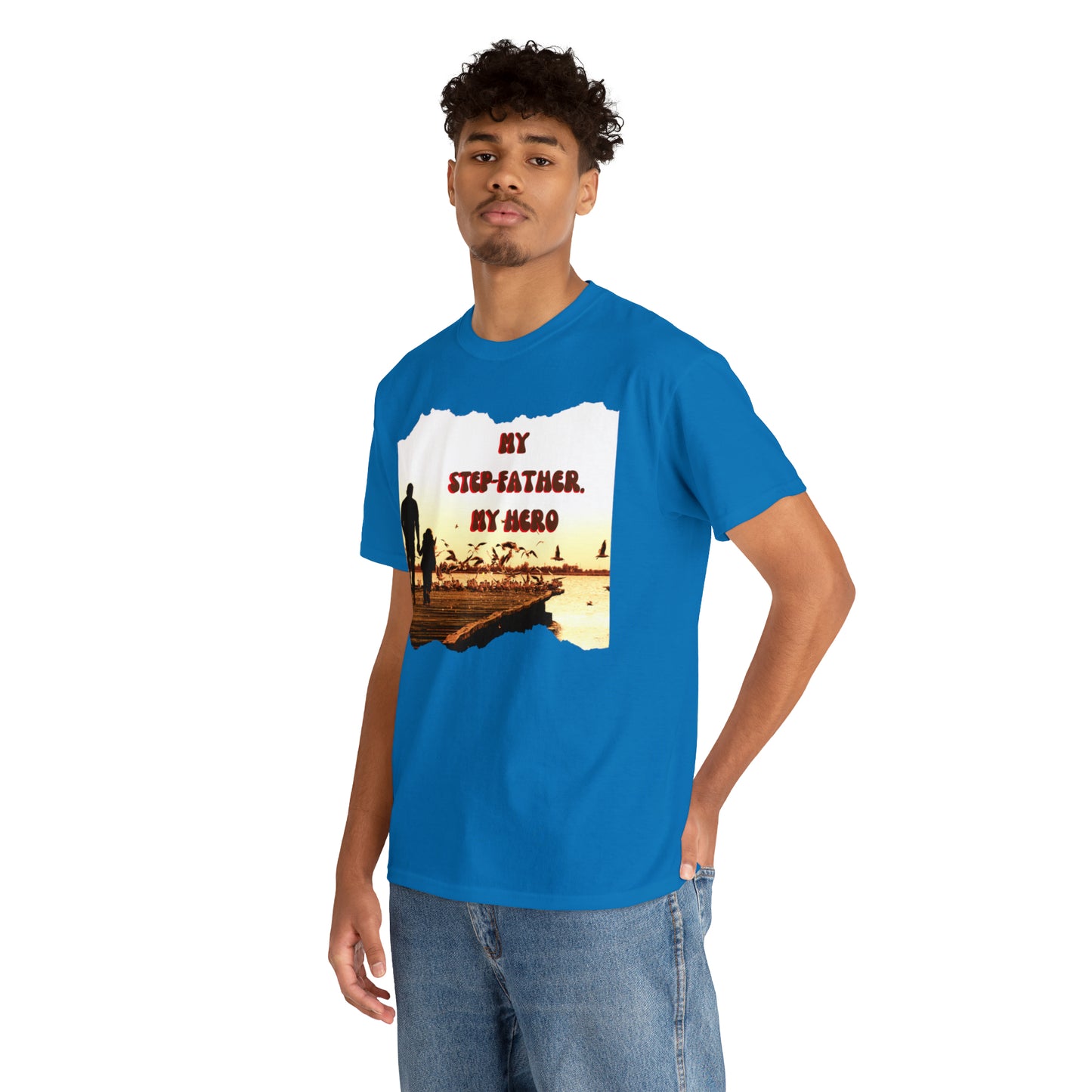 Exotic Print Father' Day Unisex Heavy Cotton Tee