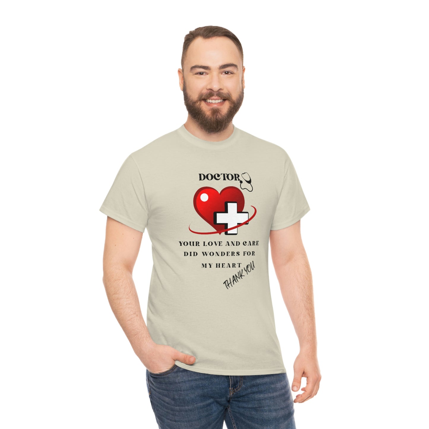 Medical, CVICU, EKG, Unisex Heavy Cotton Tee