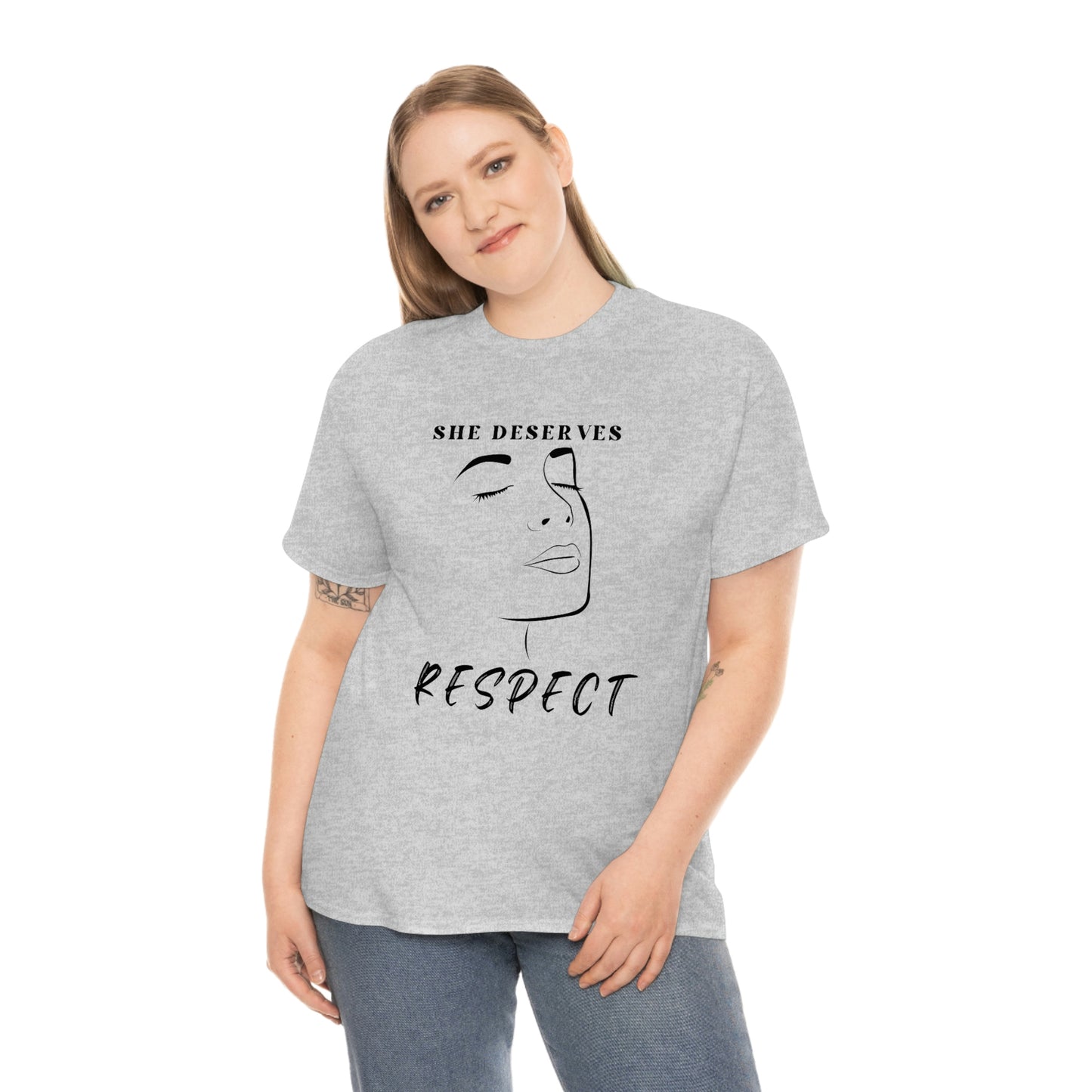 Respect Unisex Heavy Cotton Tee