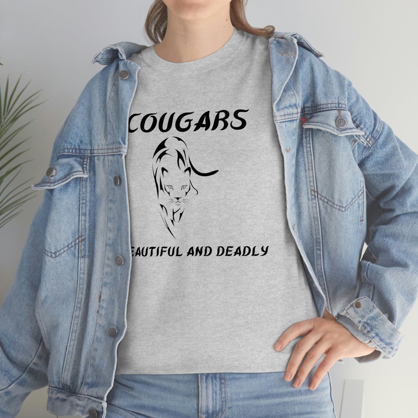 Cougars Unisex Heavy Cotton Tee