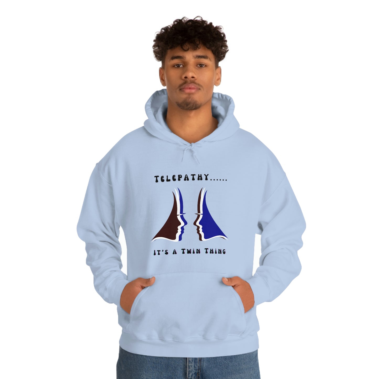 Twin, Unisex Heavy Blend™ Hooded Sweatshirt