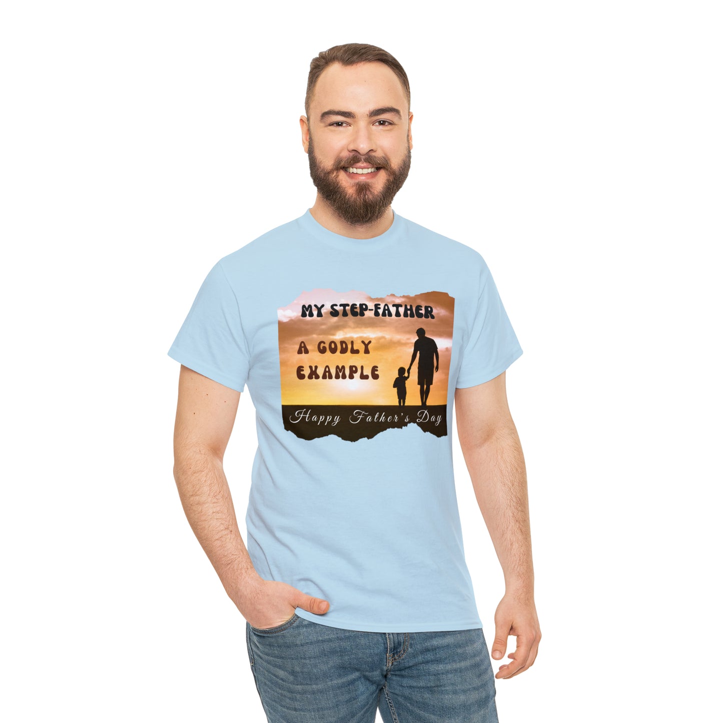 Exotic Print Father's Day Unisex Heavy Cotton Tee