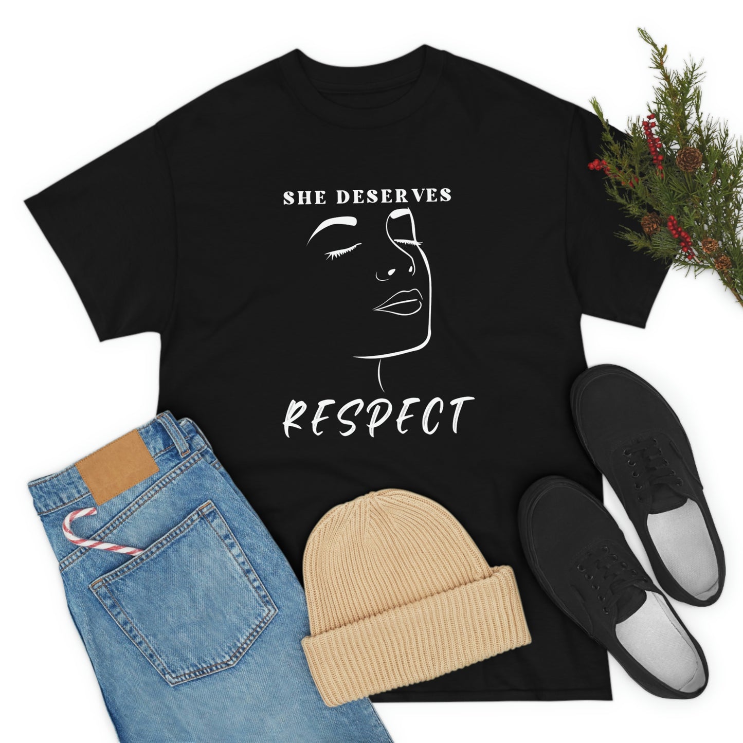 Respect Unisex Heavy Cotton Tee