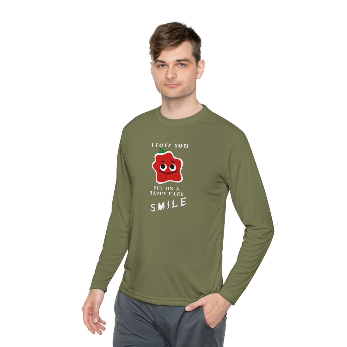 Smile Unisex Lightweight Long Sleeve Tee