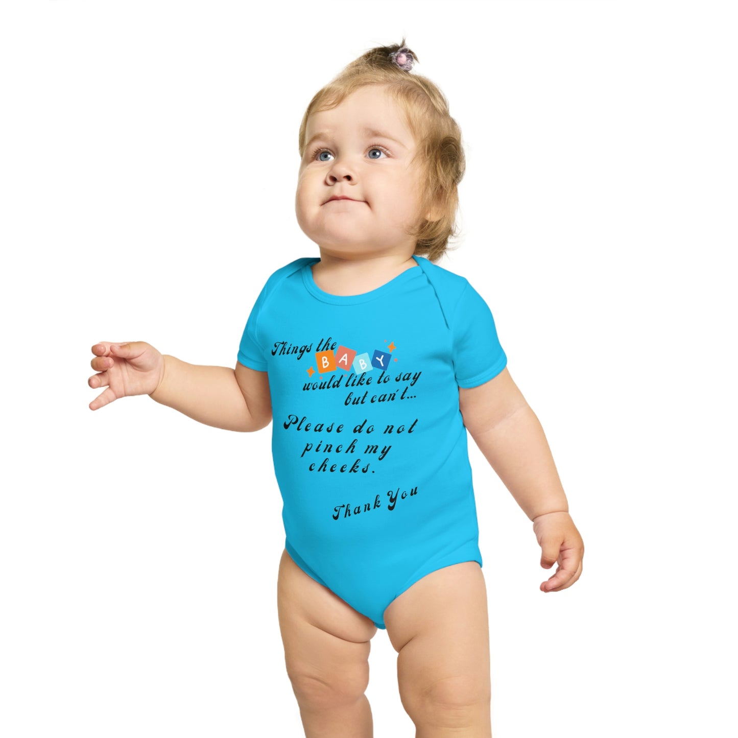 Baby Talk, Short Sleeve Baby Bodysuit