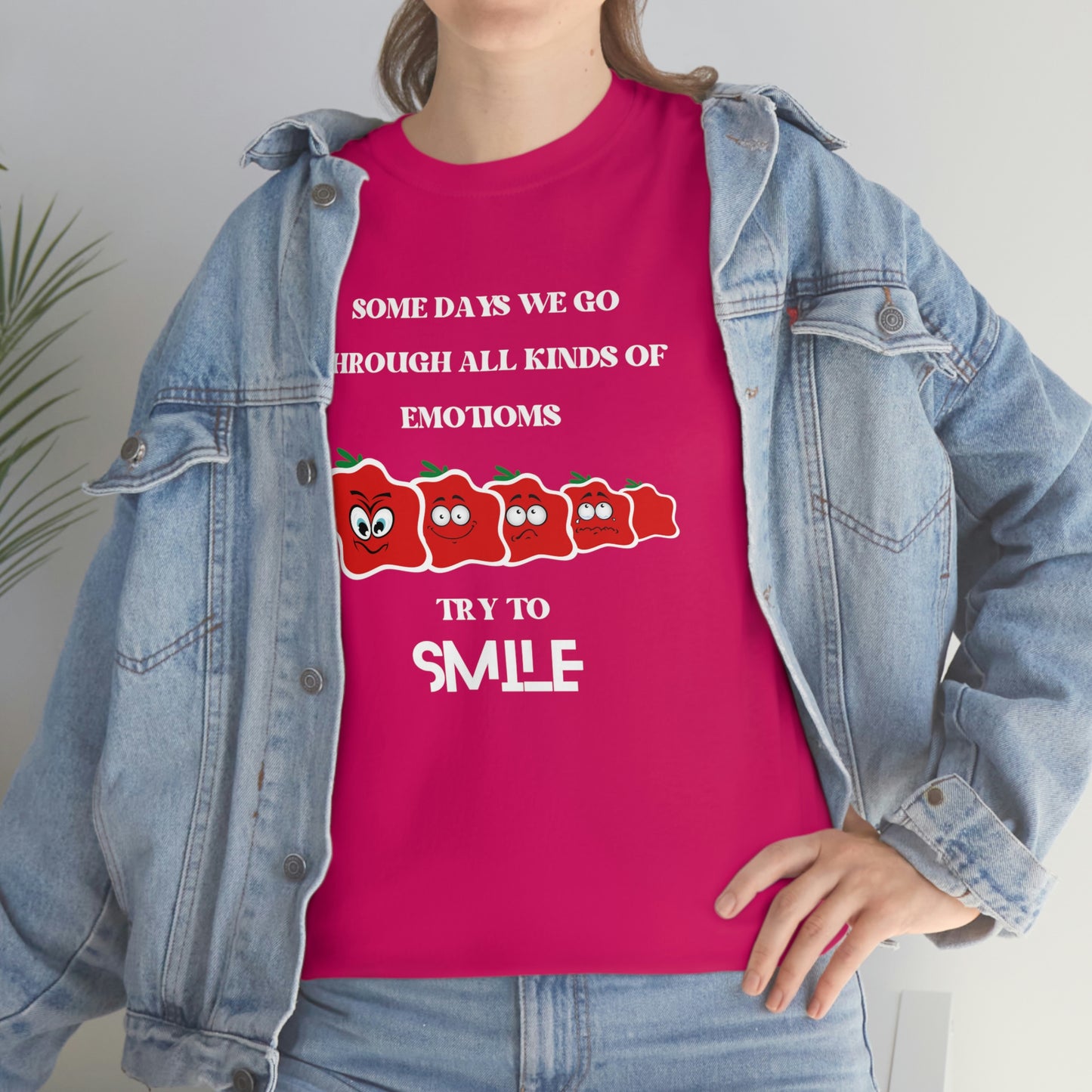 Smile Unisex Heavy Cotton Tee