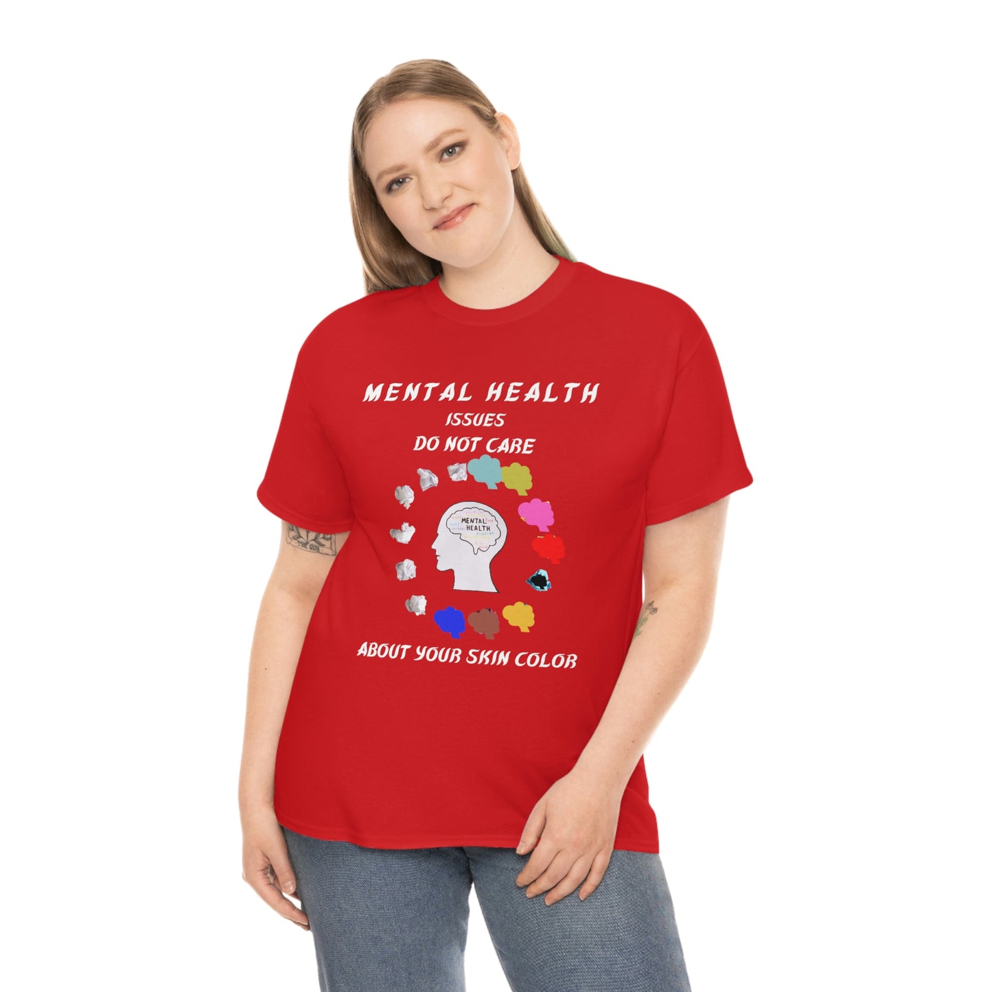 Mental Health Unisex Heavy Cotton Tee