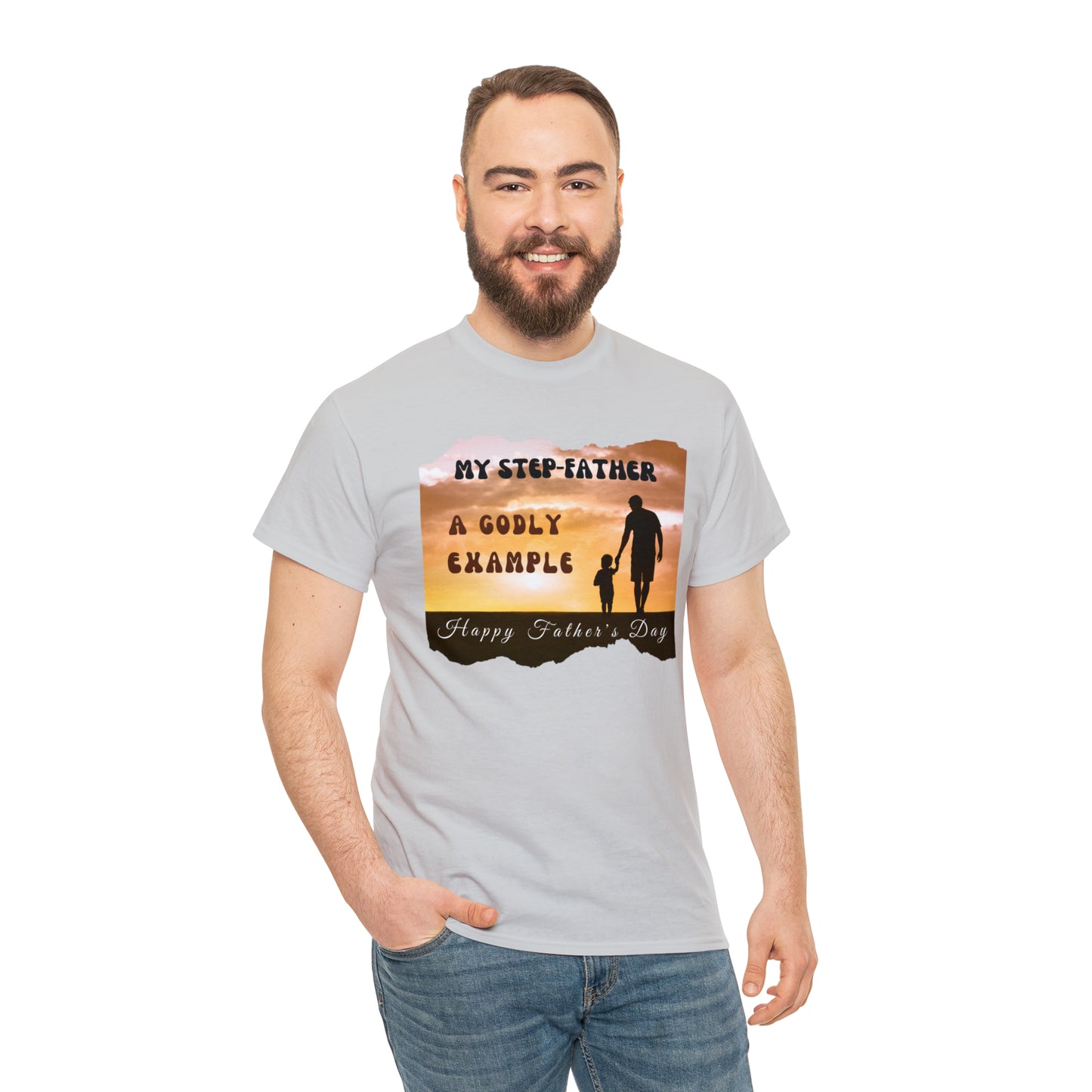 Exotic Print Father's Day Unisex Heavy Cotton Tee