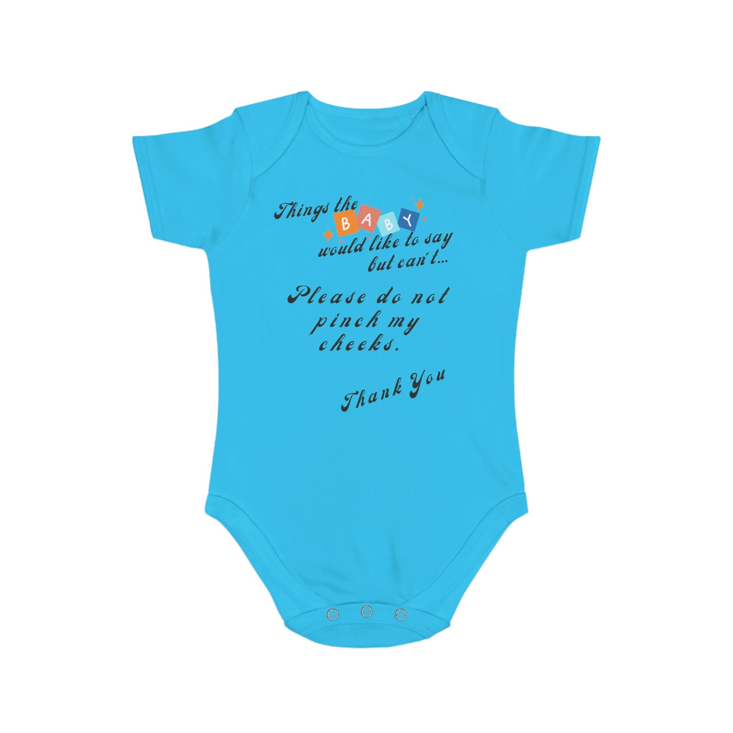 Baby Talk, Short Sleeve Baby Bodysuit