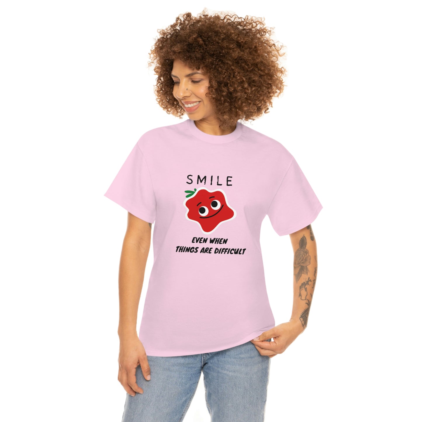 Smile Unisex Heavy Cotton Tee