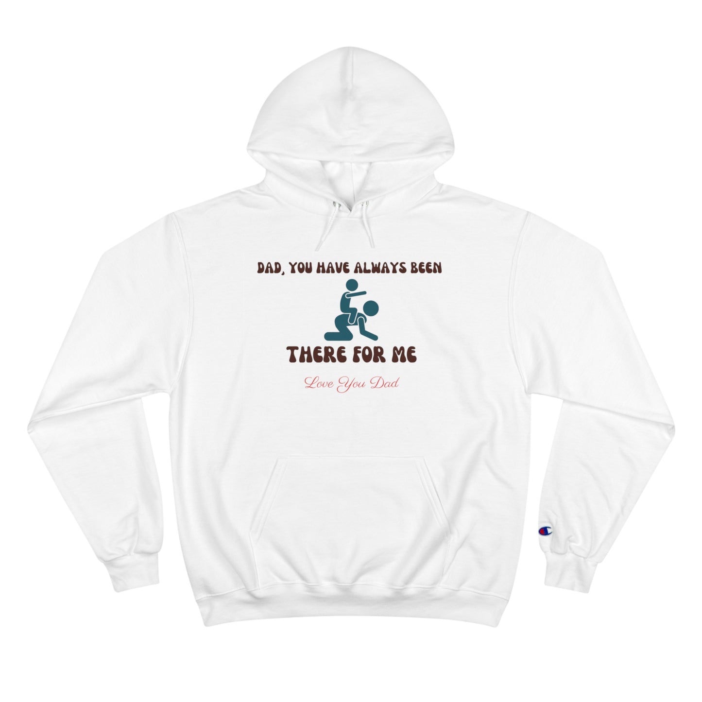 Exotic Print Fathers Day Champion Hoodie