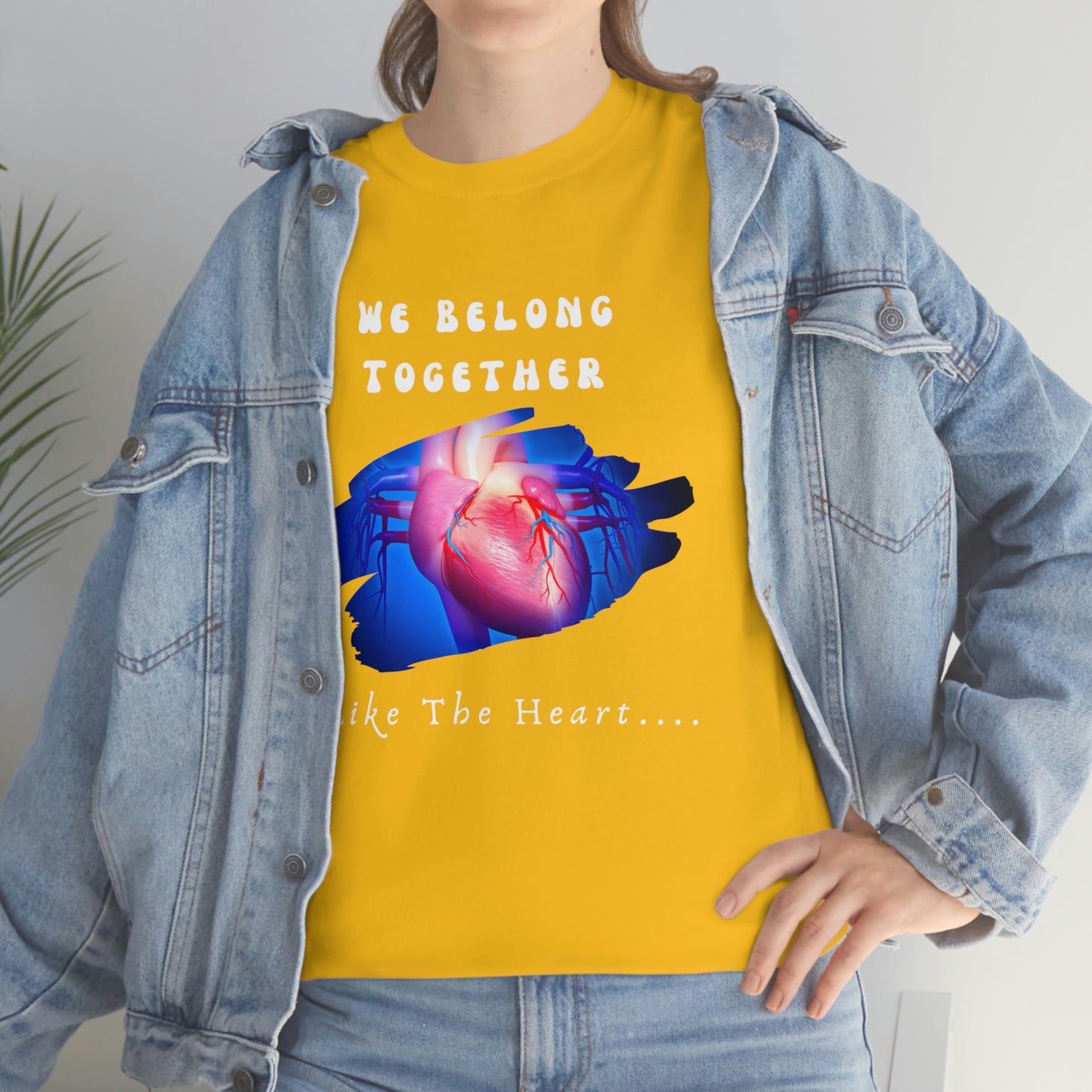 Stronger Together, Love, Unisex Heavy Cotton Tee