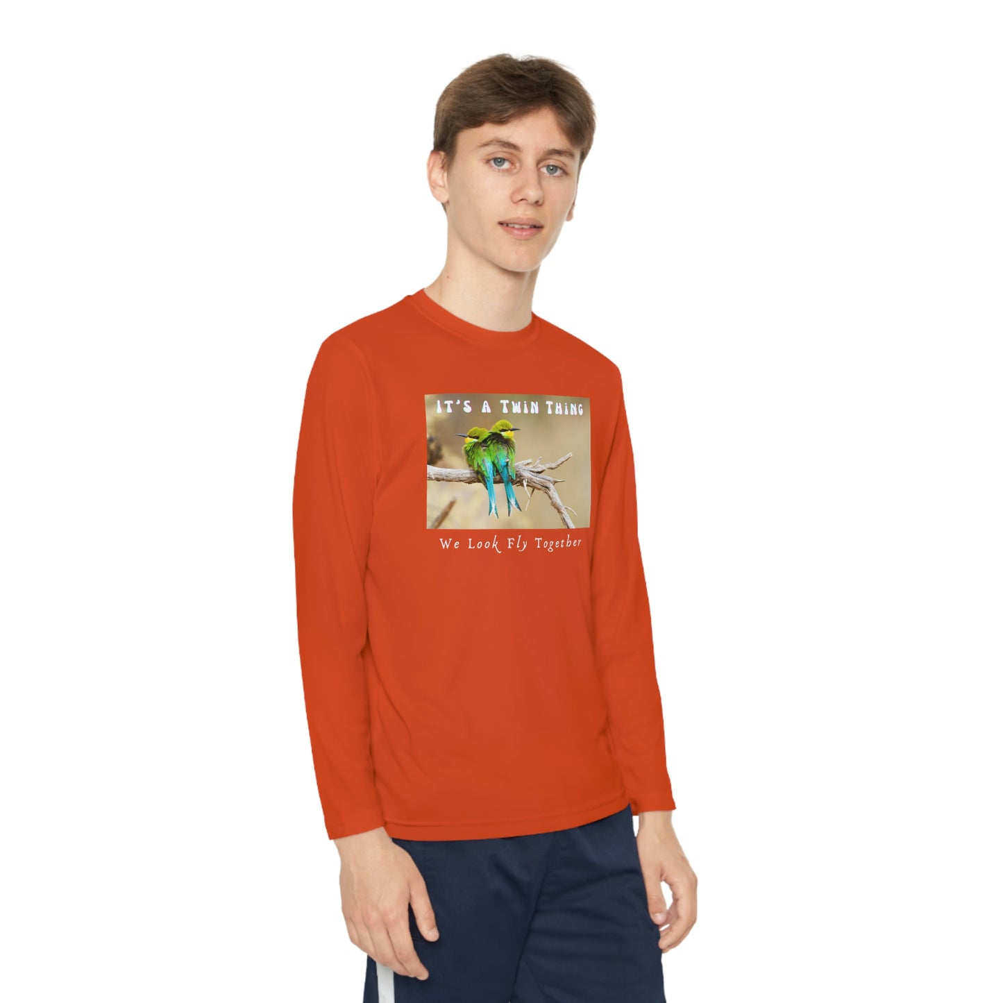 Twin, Youth Long Sleeve Competitor Tee