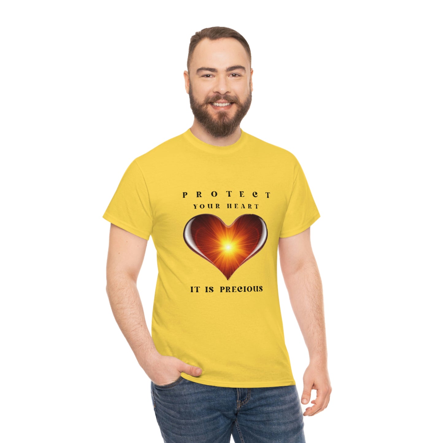 Protect Your Heart Unisex Heavy Cotton Tee