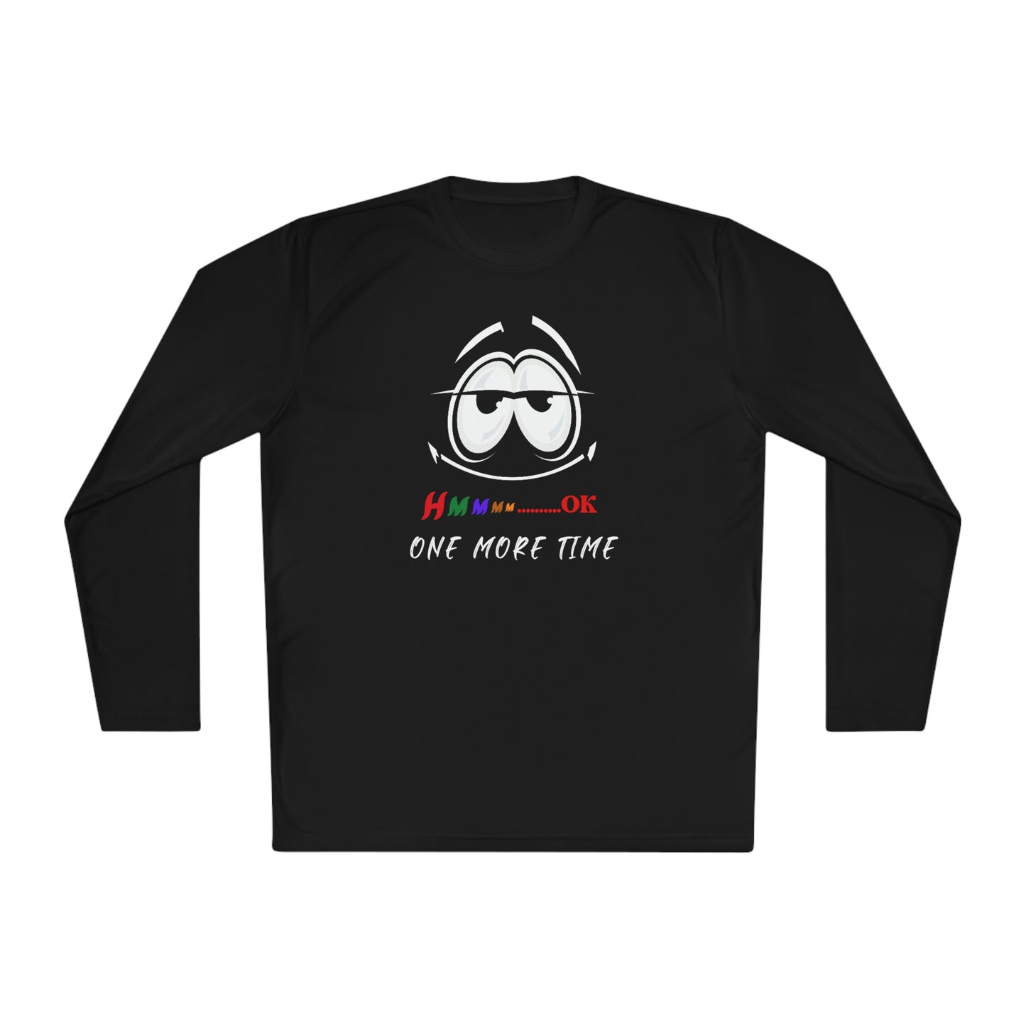 Hmmm, Unisex Lightweight Long Sleeve Tee