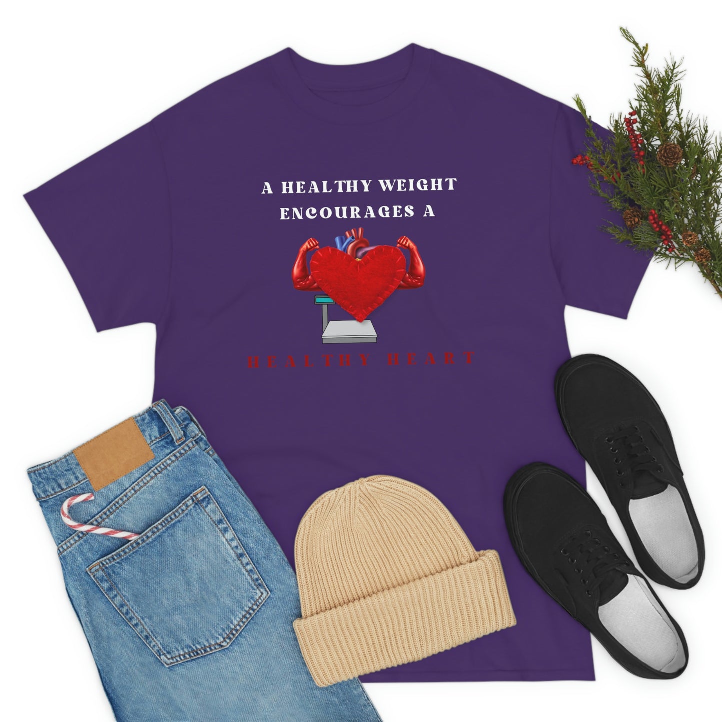 Healthy Heart Unisex Heavy Cotton Tee