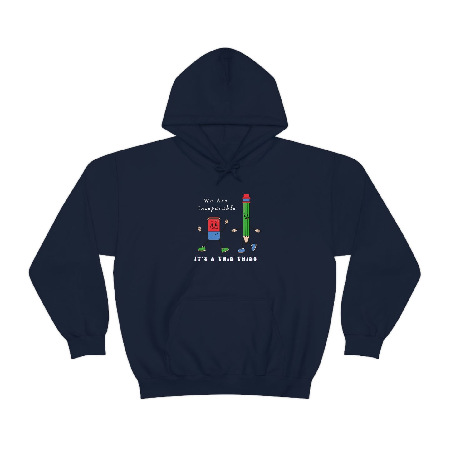 Twin, Unisex Heavy Blend™ Hooded Sweatshirt