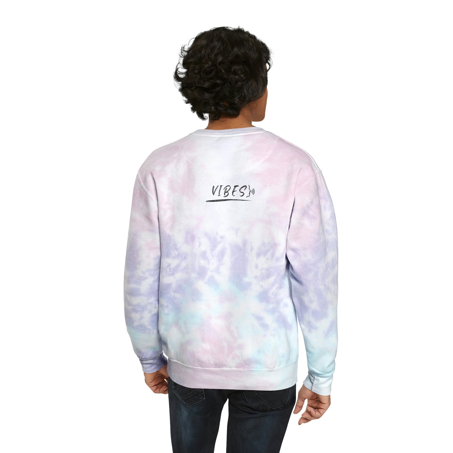 Vibe, Unisex Tie-Dye Sweatshirt