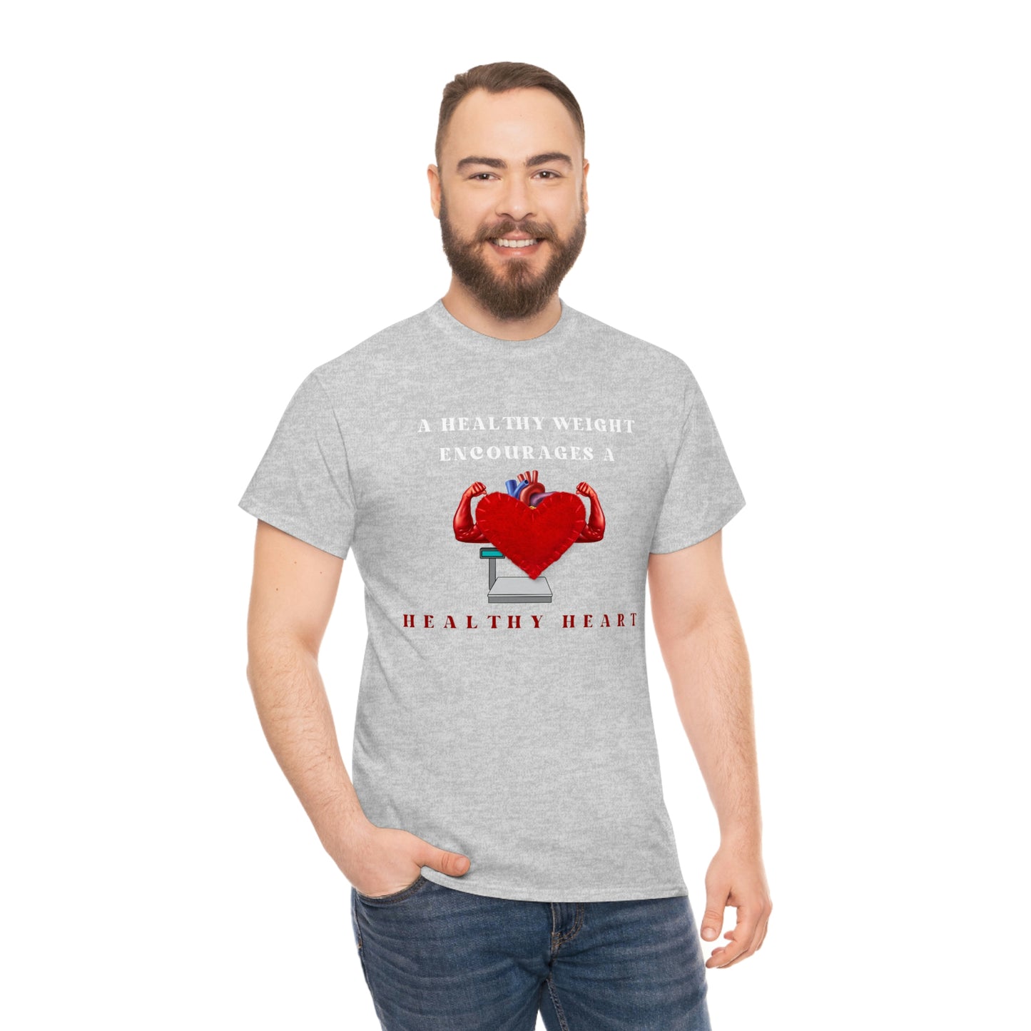 Healthy Heart Unisex Heavy Cotton Tee