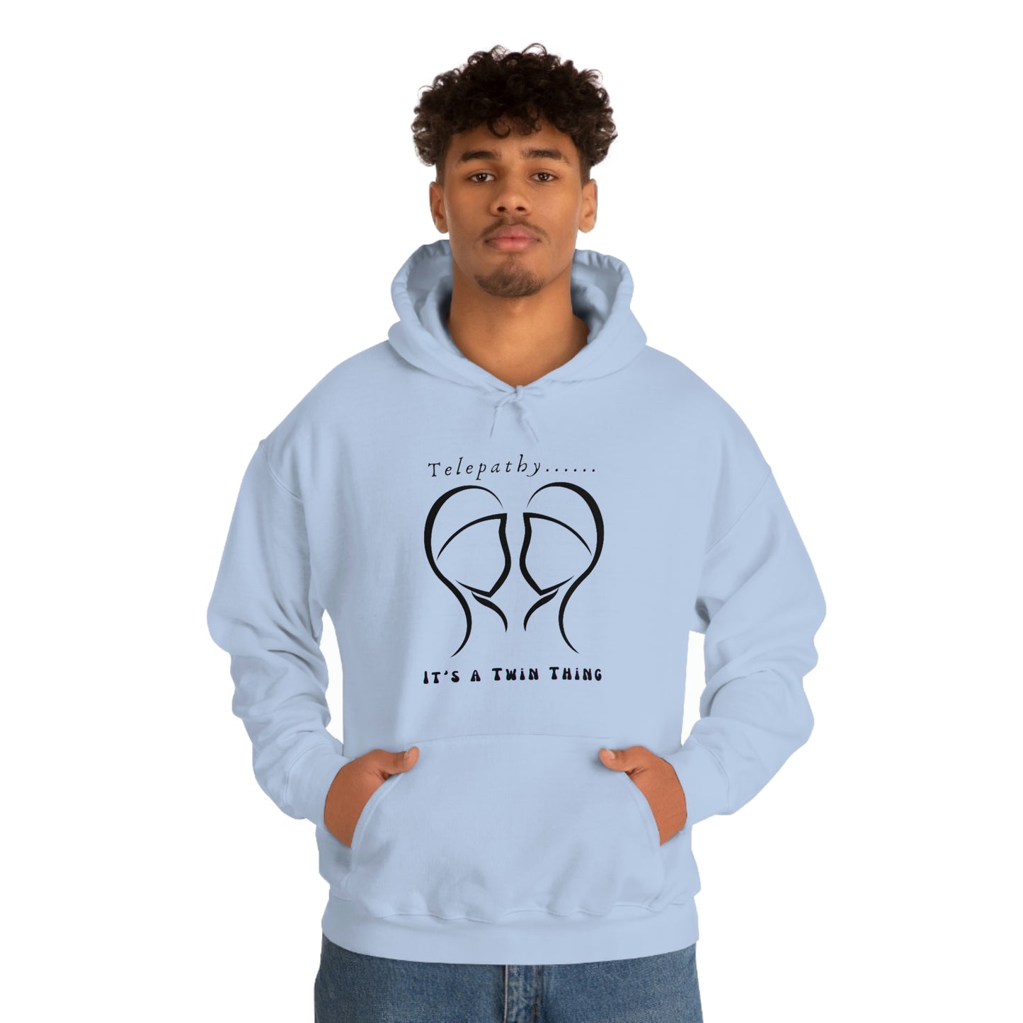 Twin, Unisex Heavy Blend™ Hooded Sweatshirt