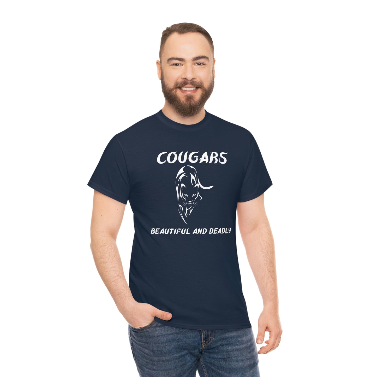 Cougars Unisex Heavy Cotton Tee