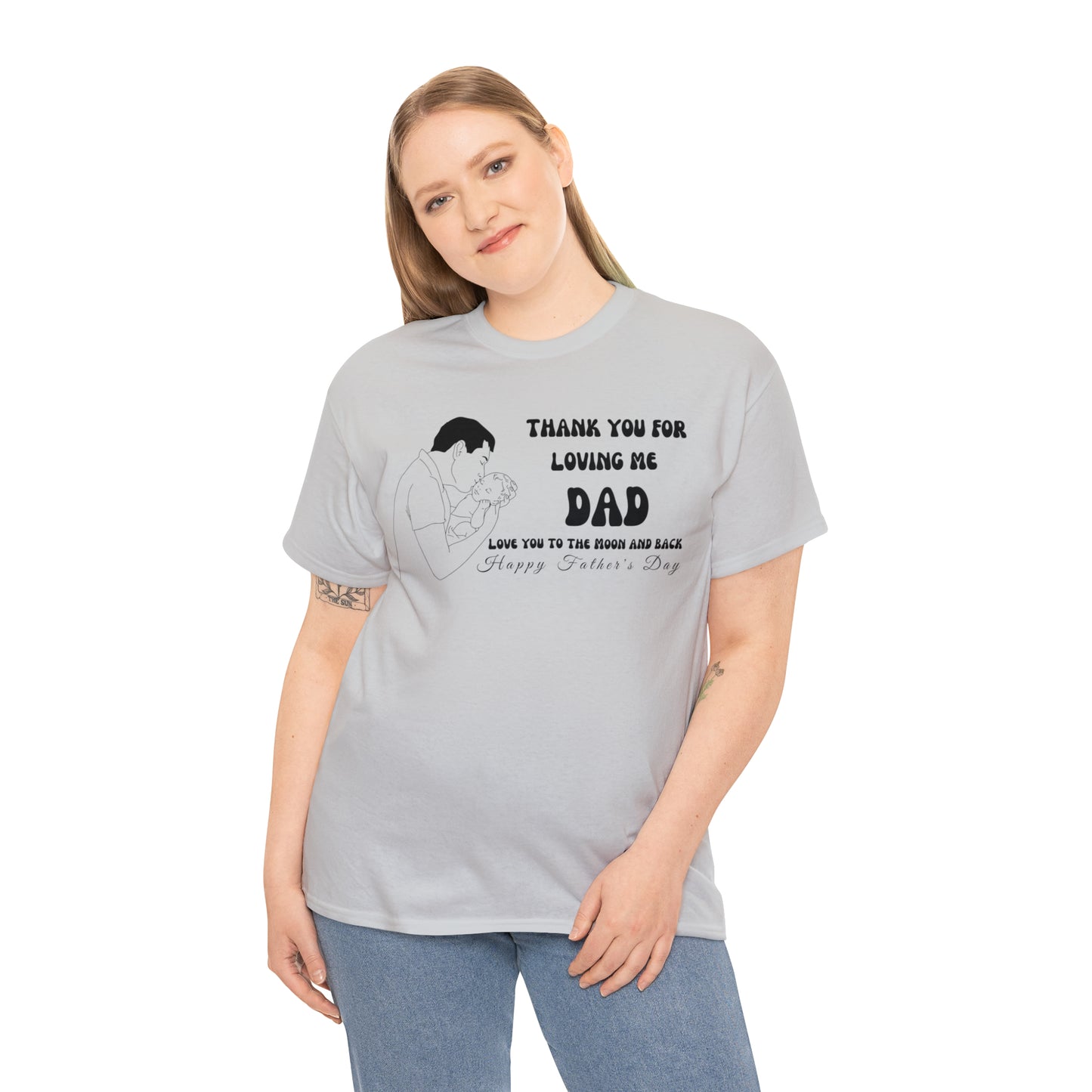 Exotic Print Father's Day Unisex Heavy Cotton Tee