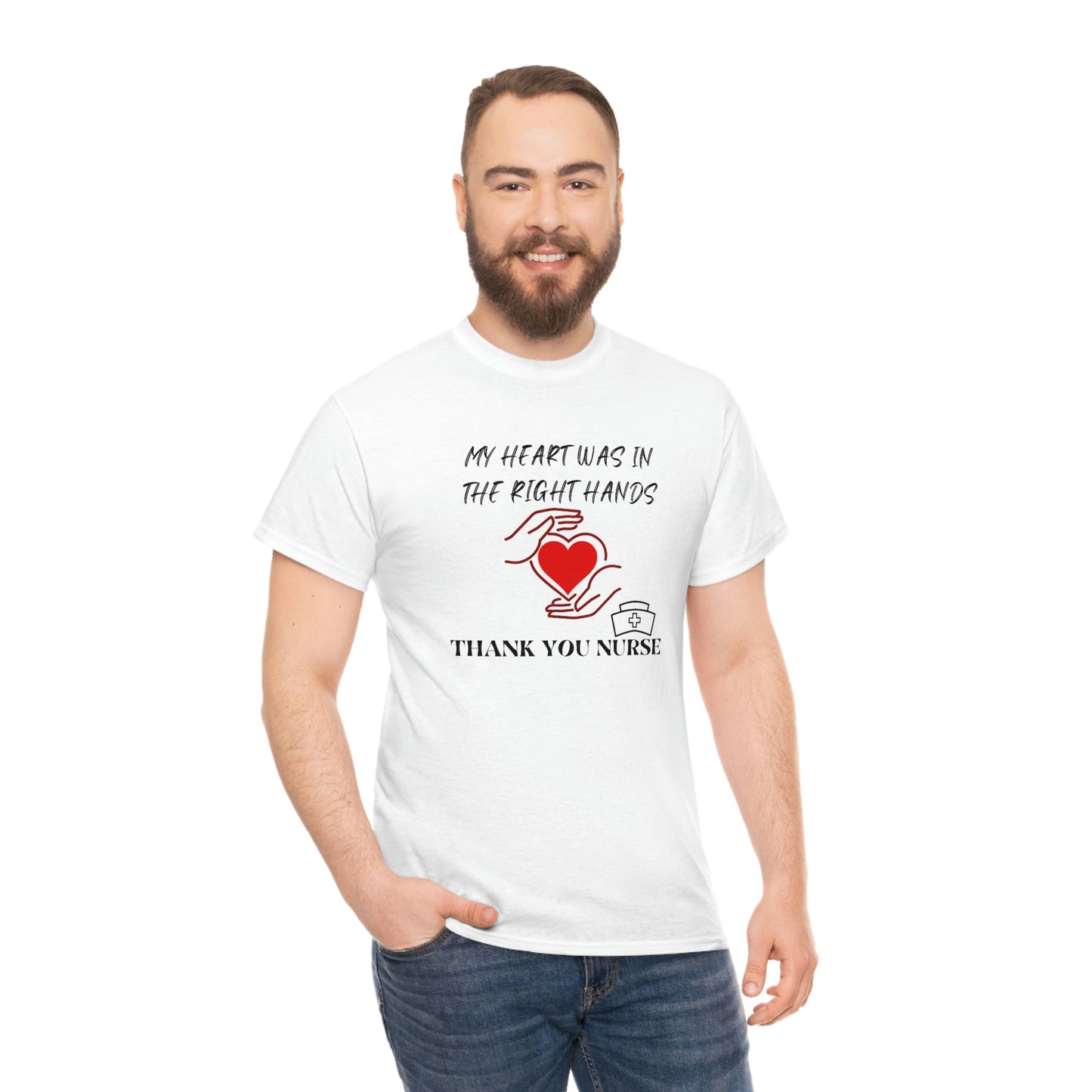 Medical, CVICU, EKG, Unisex Heavy Cotton Tee