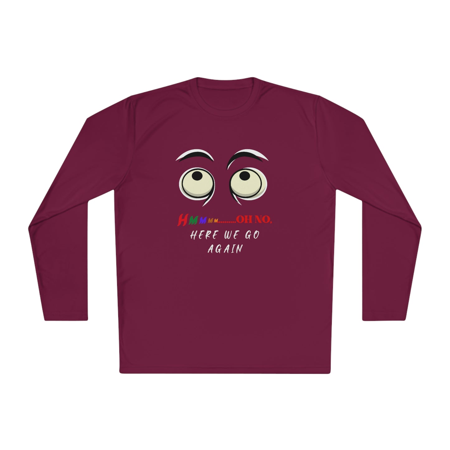 Hmmm, Unisex Lightweight Long Sleeve Tee