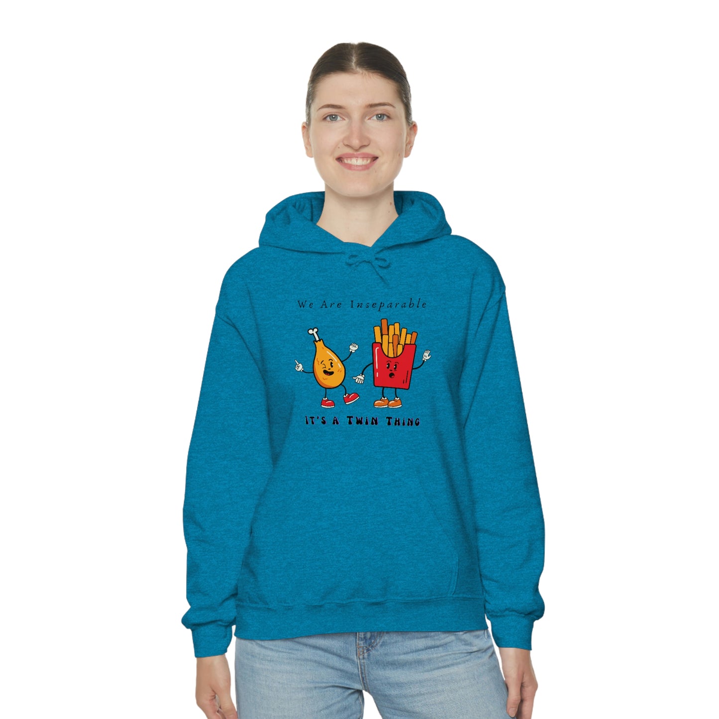 Twin, Unisex Heavy Blend™ Hooded Sweatshirt