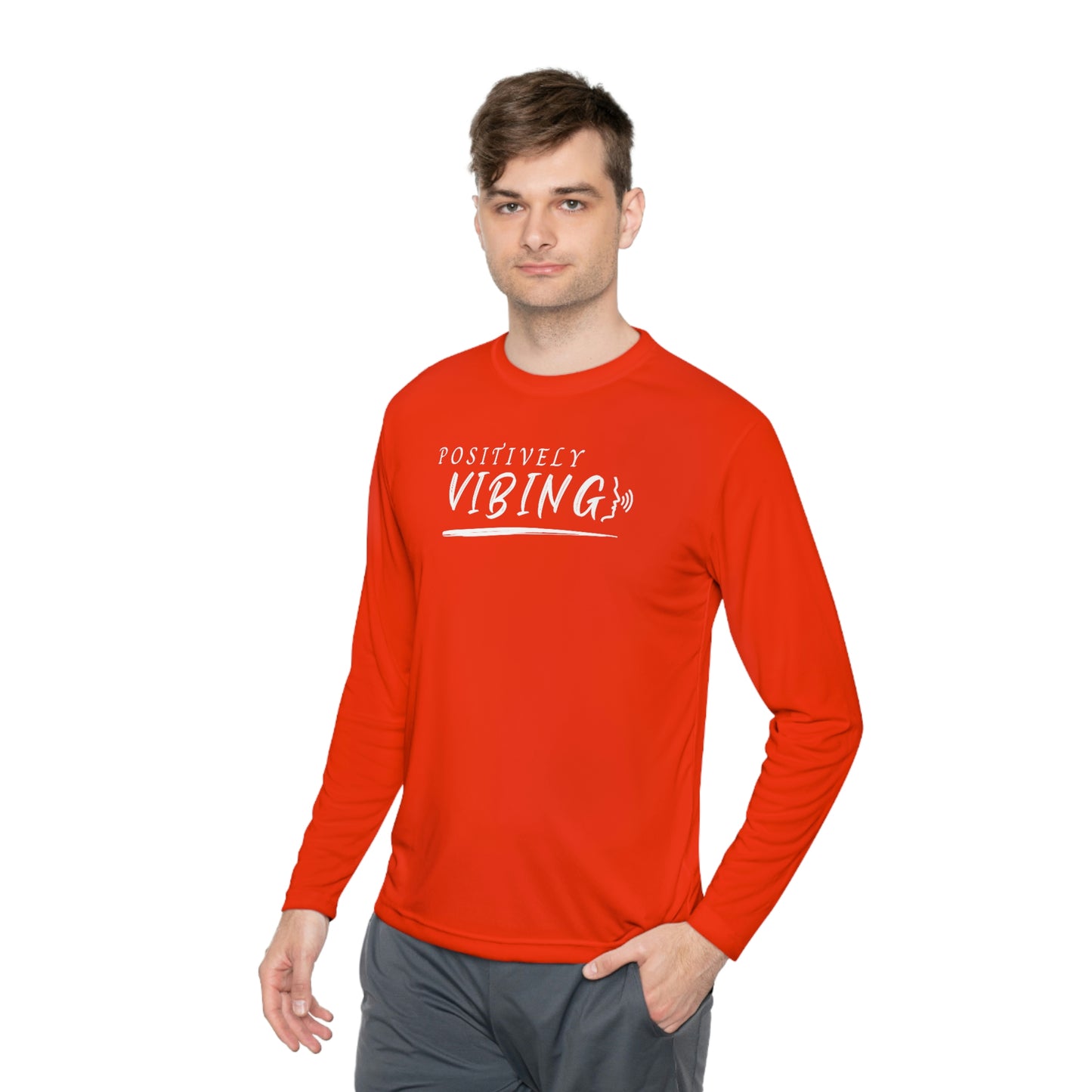 Vibe, Unisex Lightweight Long Sleeve Tee