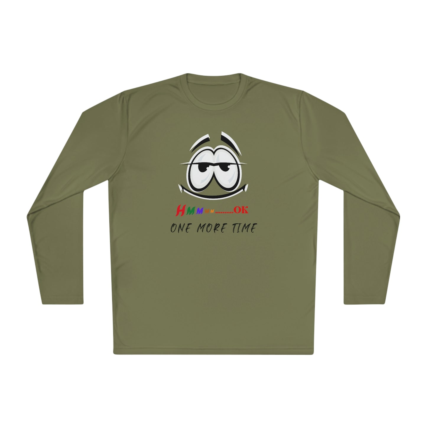 Hmmm, Unisex Lightweight Long Sleeve Tee