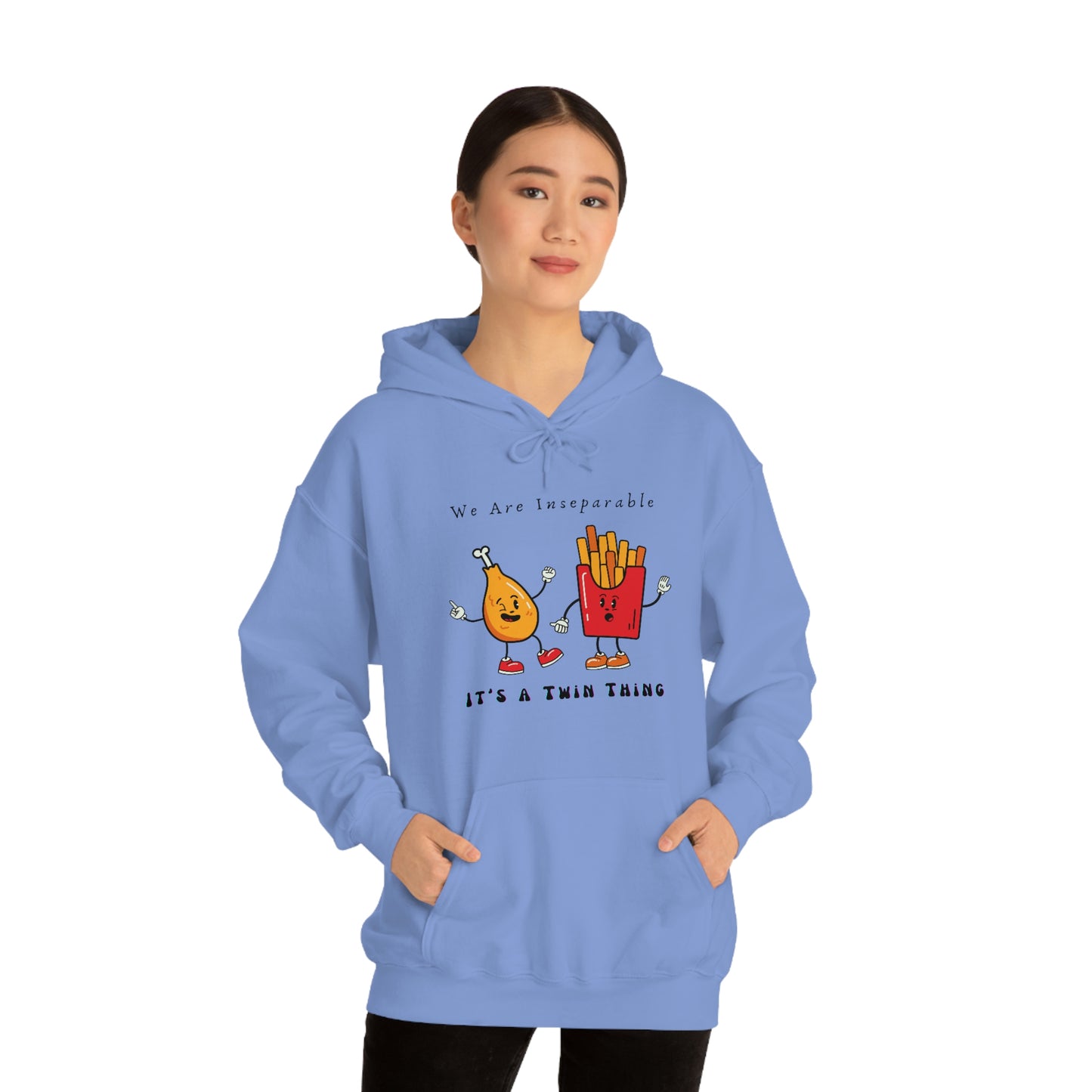 Twin, Unisex Heavy Blend™ Hooded Sweatshirt