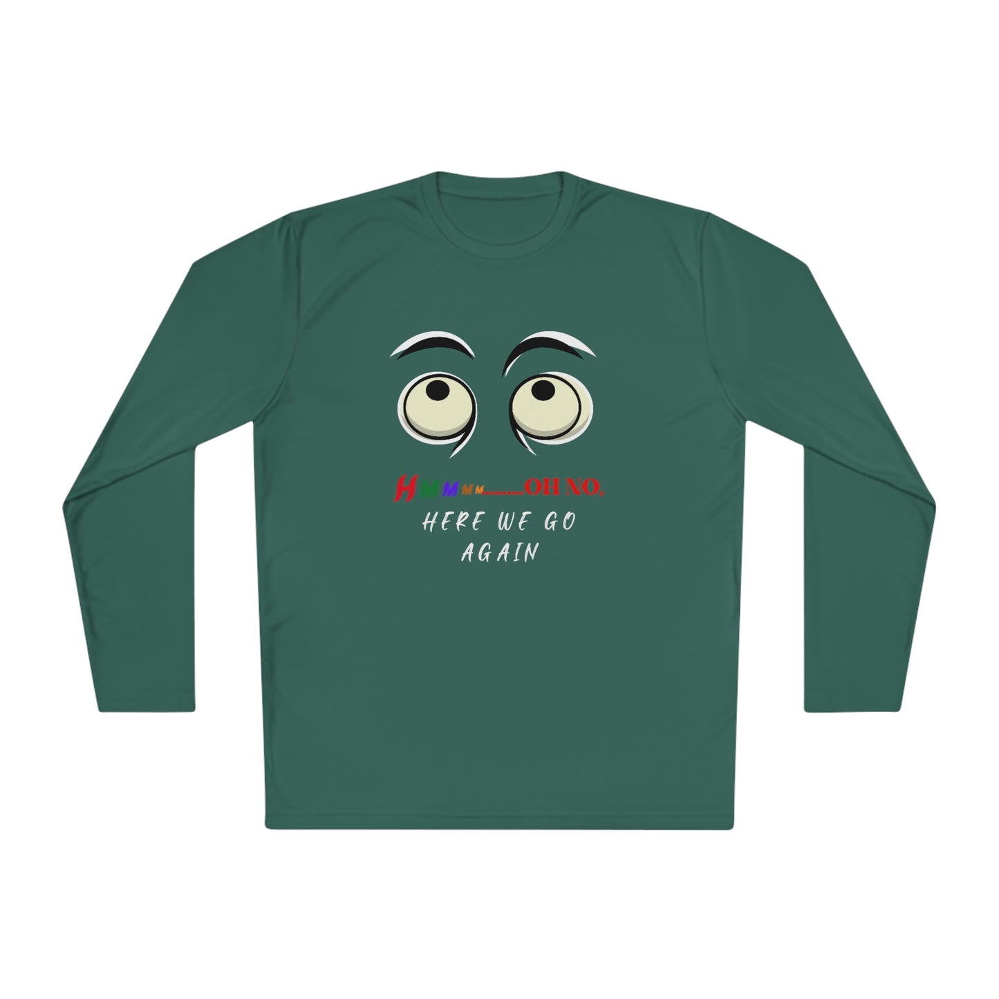 Hmmm, Unisex Lightweight Long Sleeve Tee