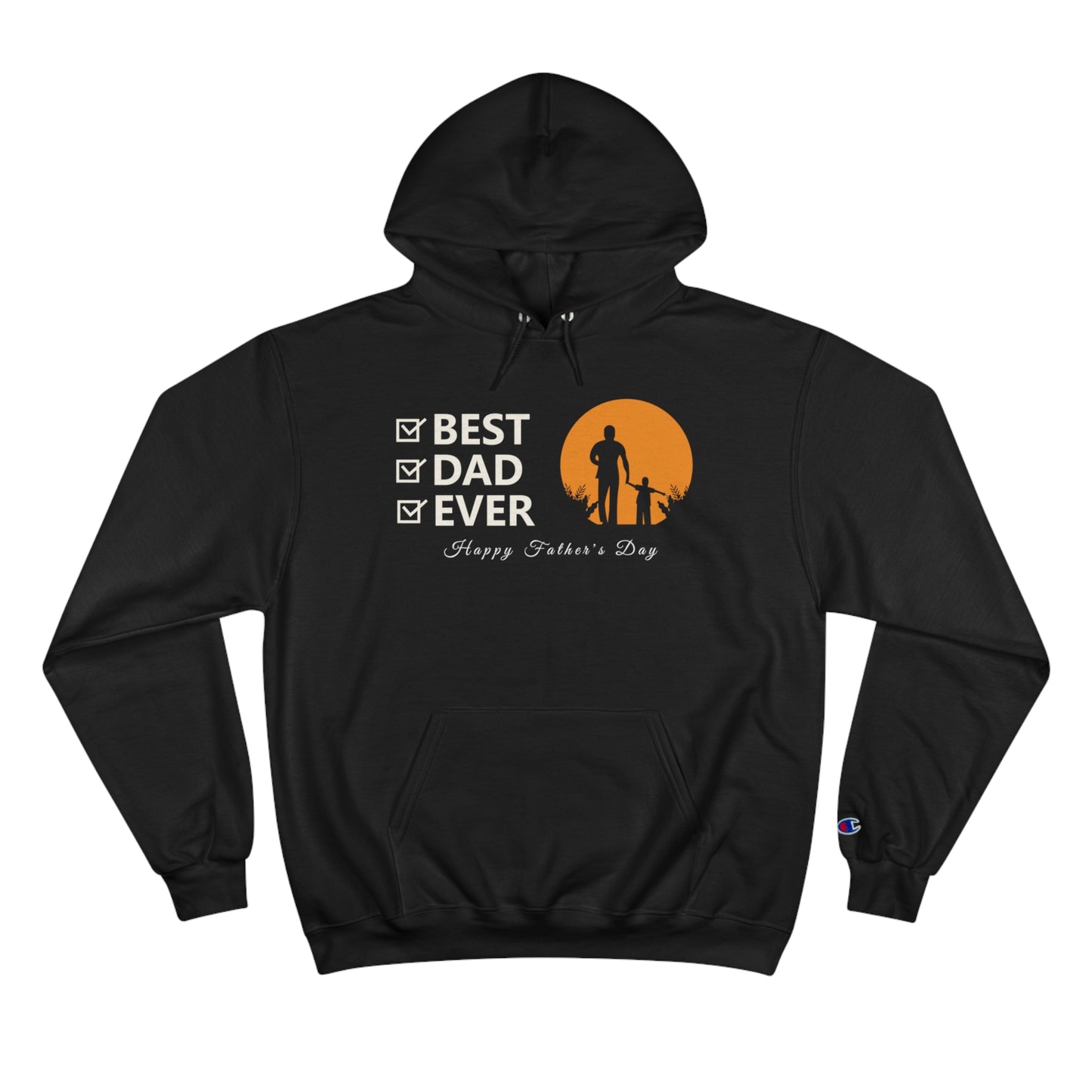 Exotic Print Father's Day Champion Hoodie