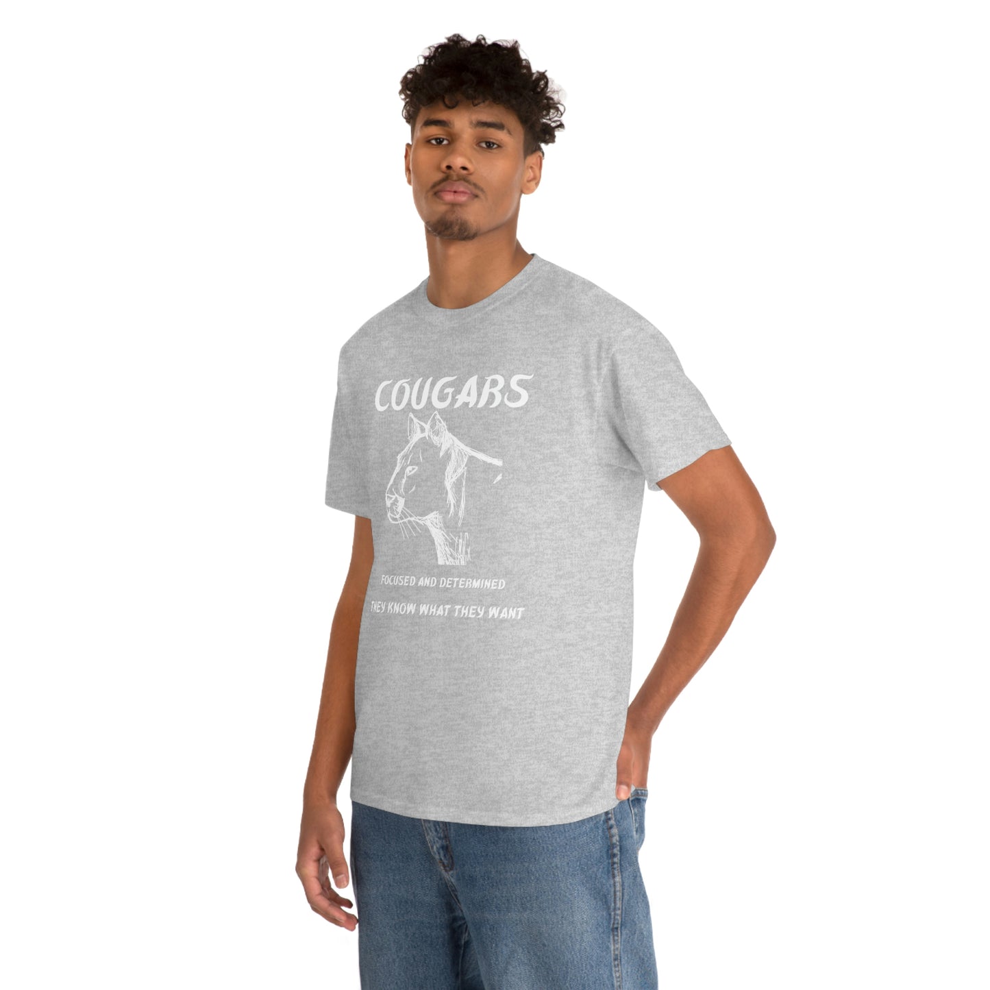 Cougars Unisex Heavy Cotton Tee