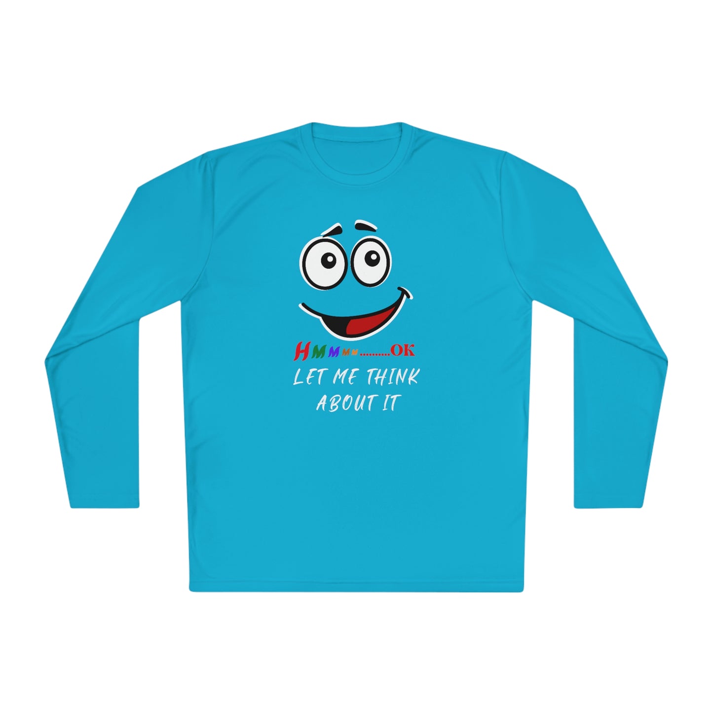 Hmmm, Unisex Lightweight Long Sleeve Tee