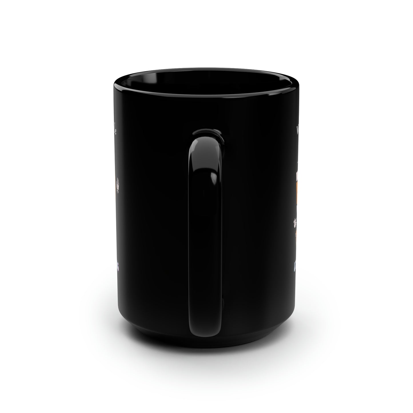 Twin Black Mug, 15oz