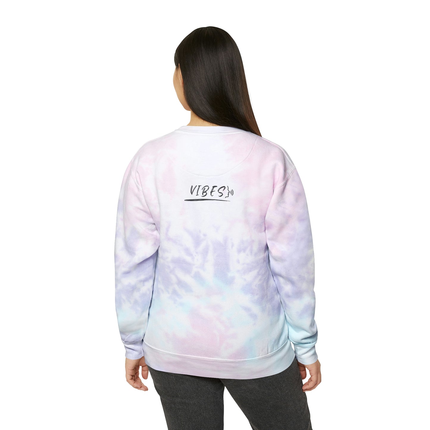 Vibe, Unisex Tie-Dye Sweatshirt