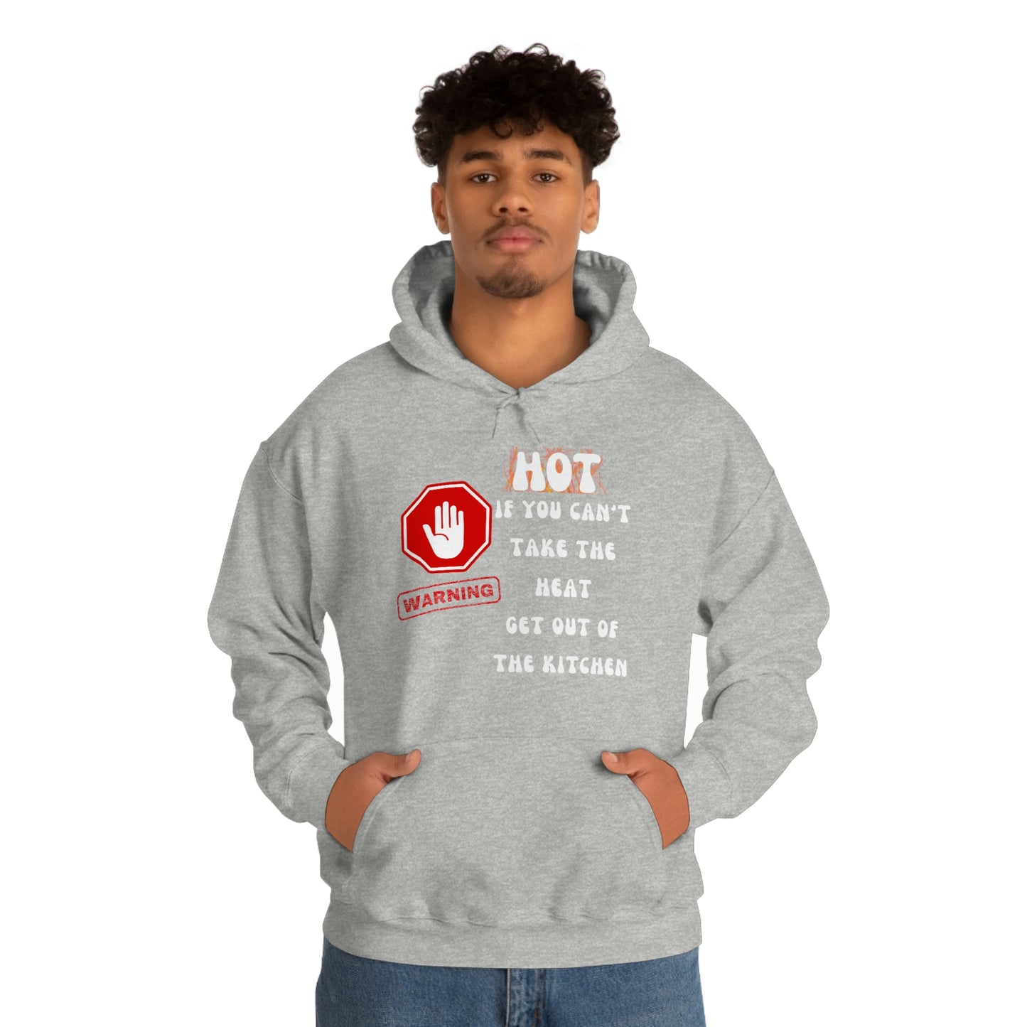 Warning, Unisex Heavy Blend™ Hooded Sweatshirt