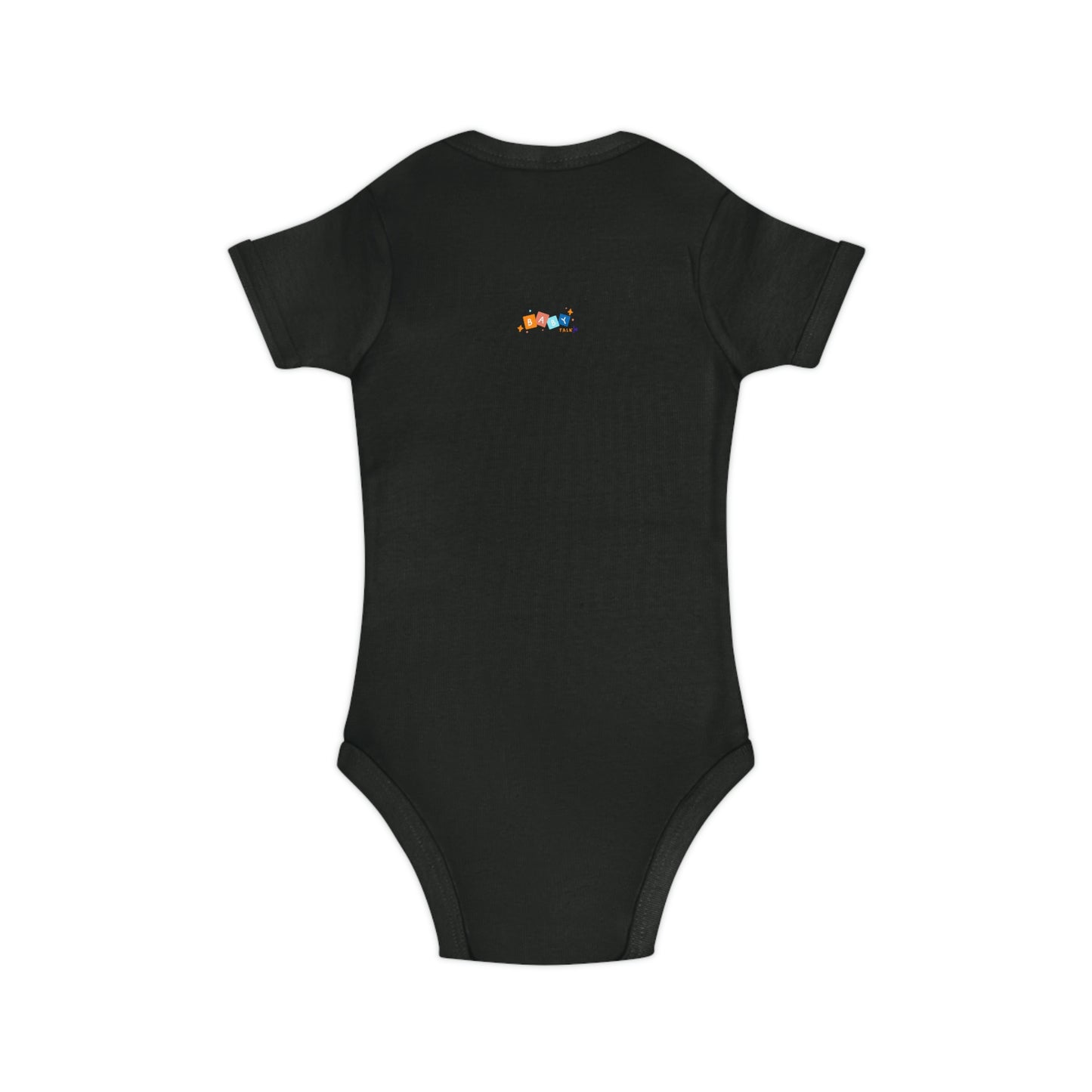 Baby Talk, Combed Cotton Baby Bodysuit