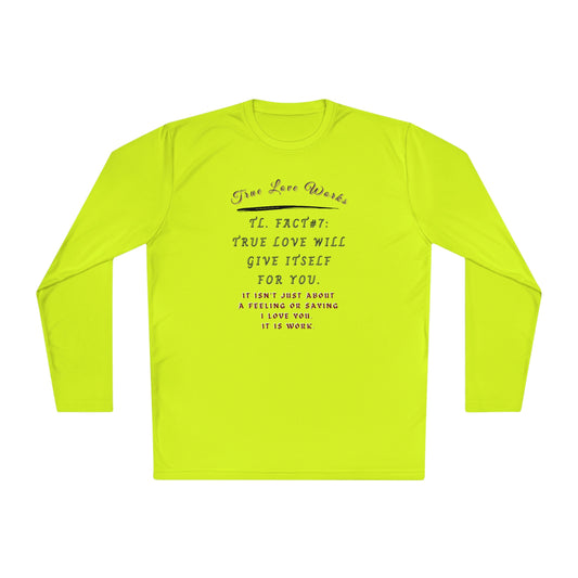 True Love, Unisex Lightweight Long Sleeve Tee