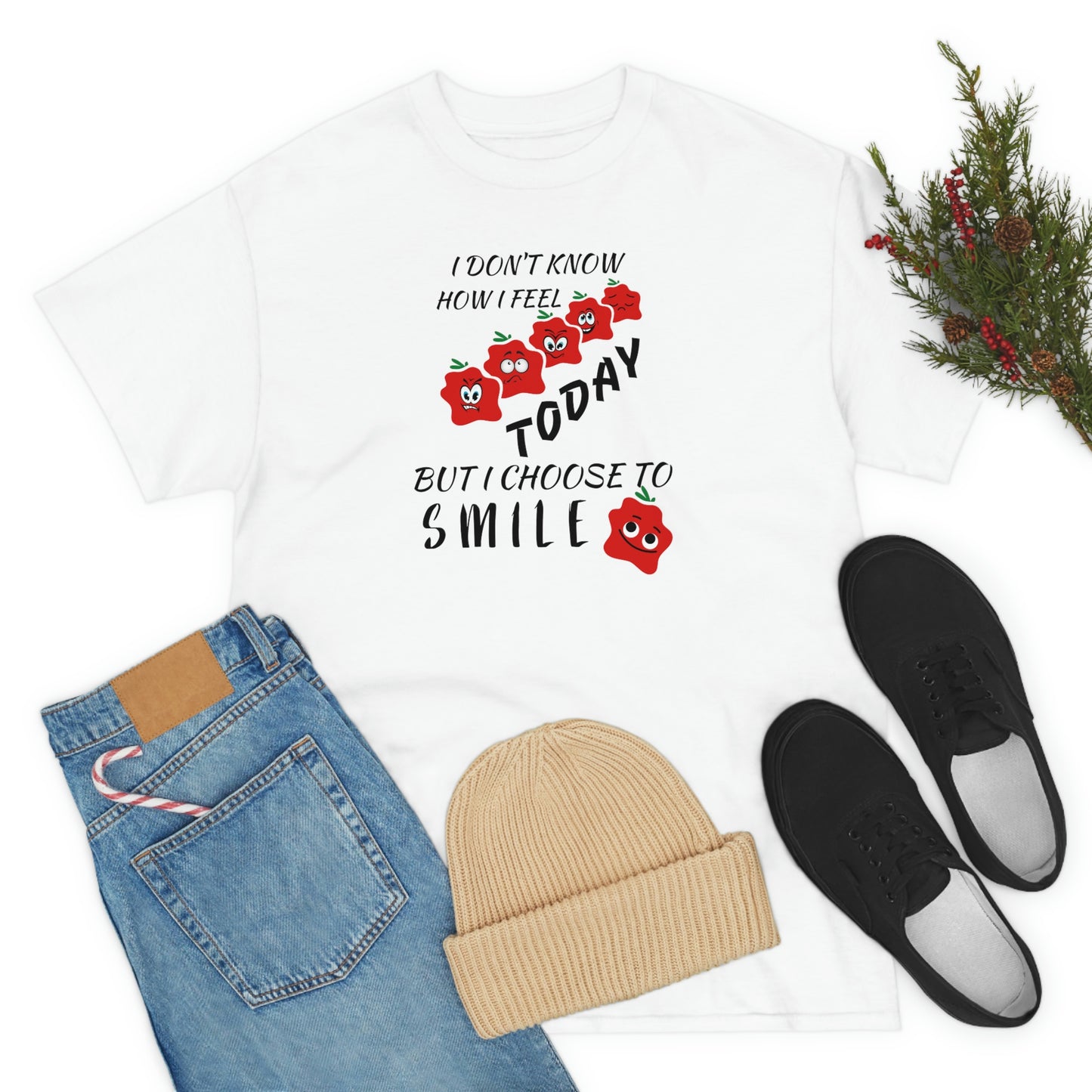 Smile Unisex Heavy Cotton Tee