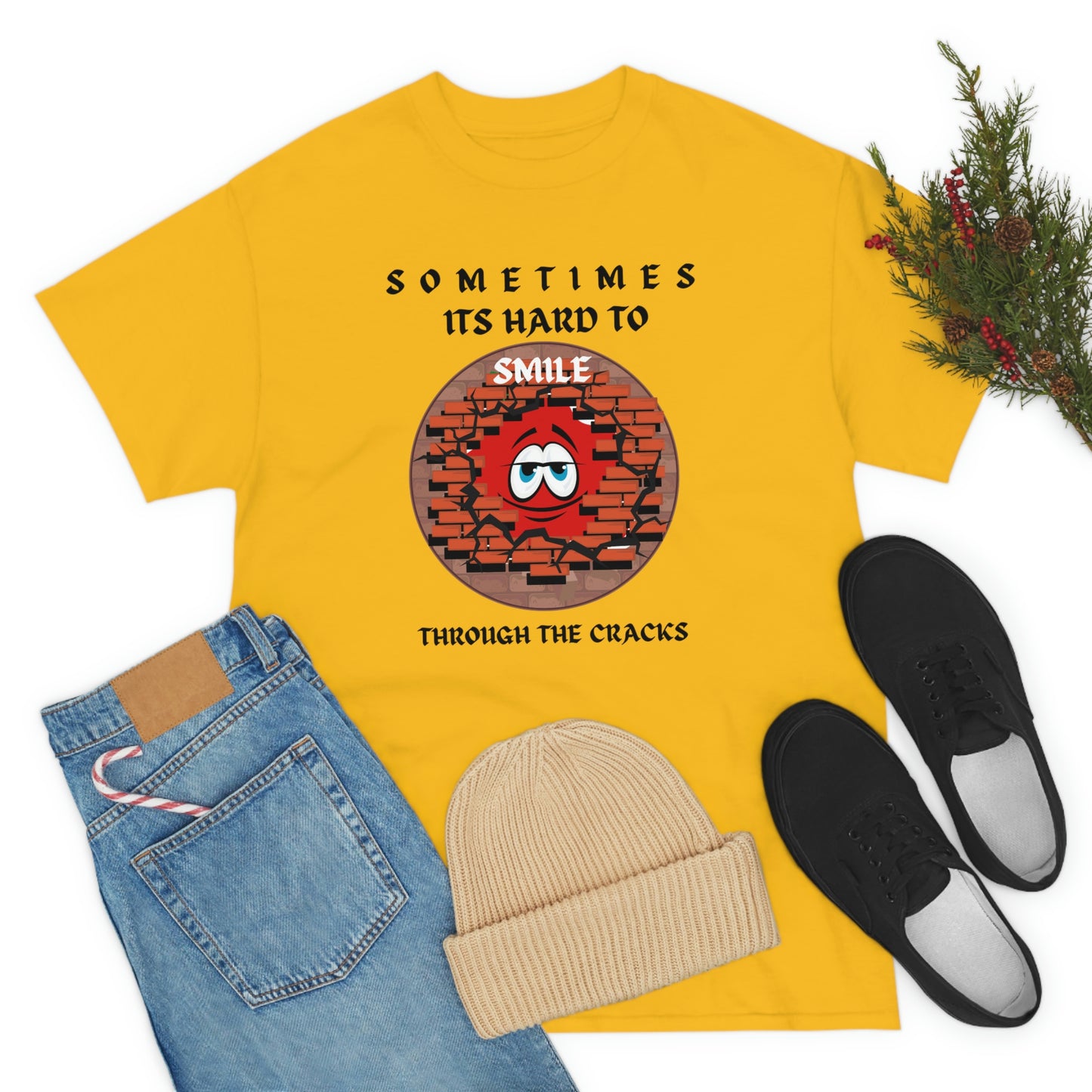 Smile Unisex Heavy Cotton Tee